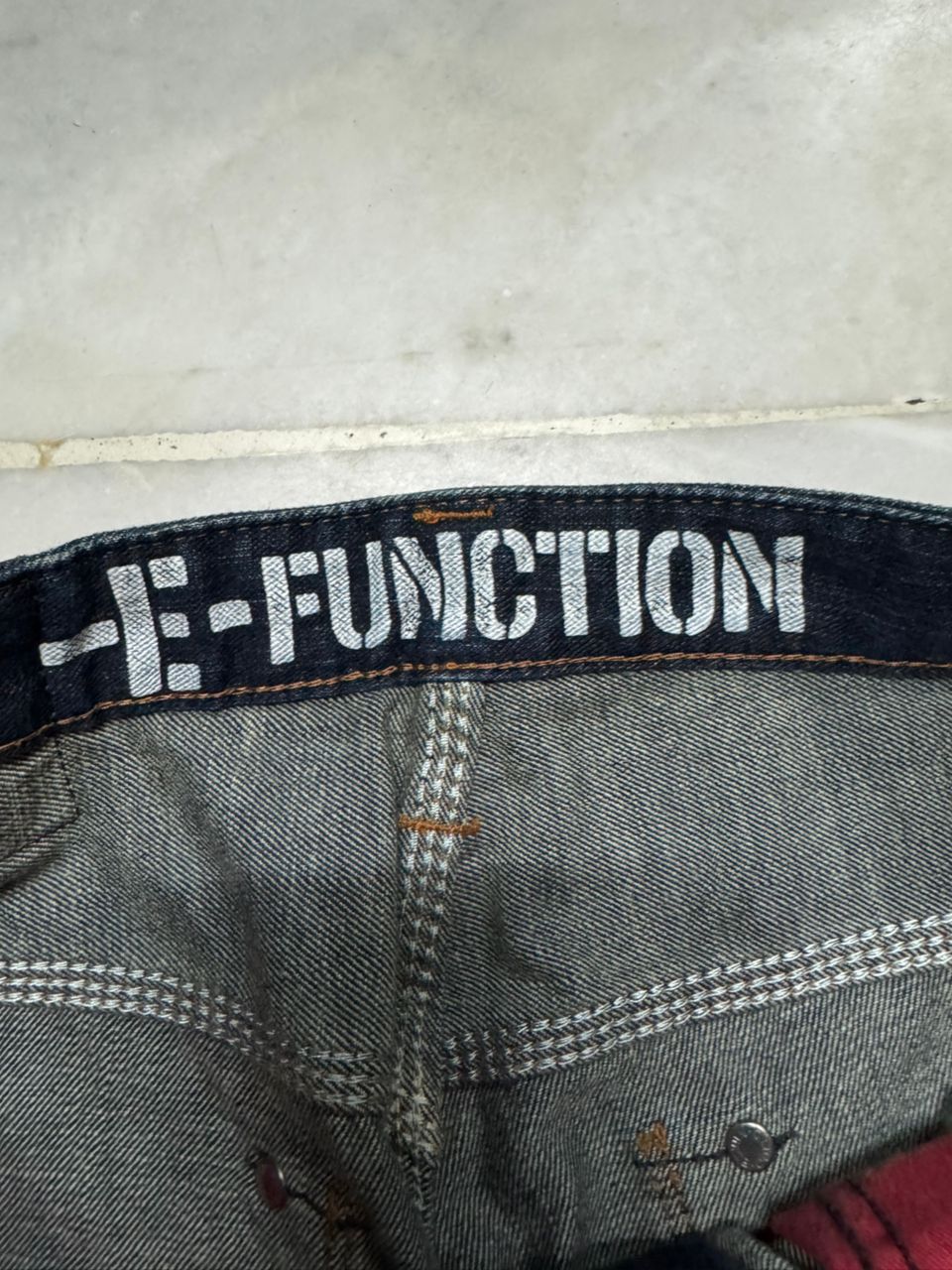 Edwin 💥VINTAGE Y2K E-FUNCTION EDWIN WHISKER MUDWASH DARK JEANS Size US 32 / EU 48 - 10 Thumbnail