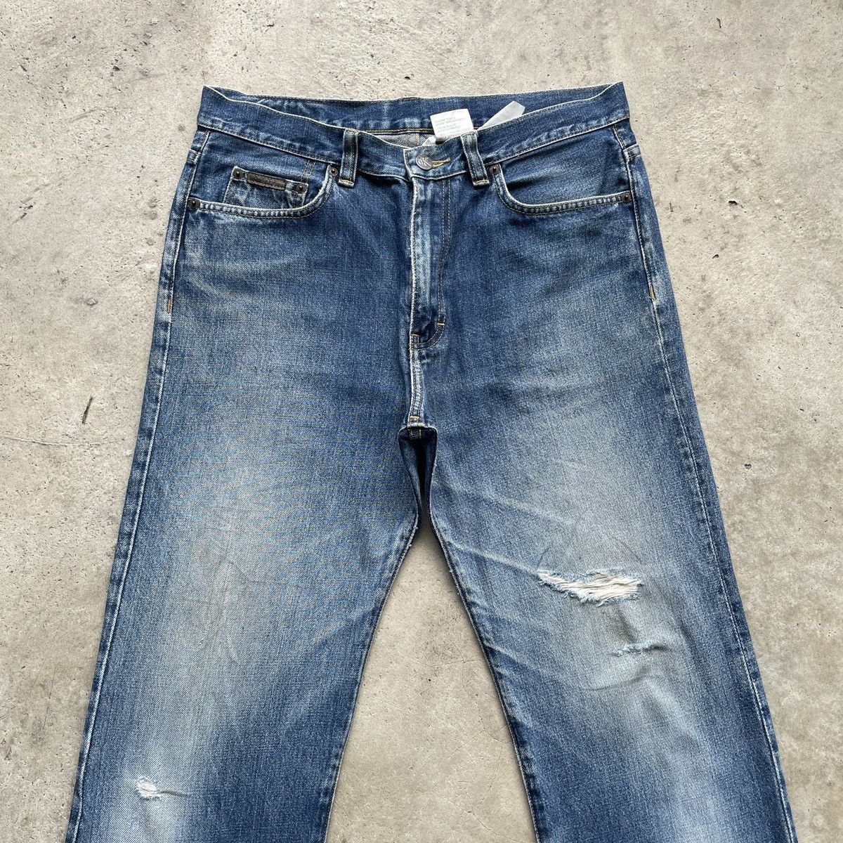Calvin Klein Vintage Calvin Klein Jeans Faded Distressed Denim Pants W32 Size US 32 / EU 48 - 3 Thumbnail
