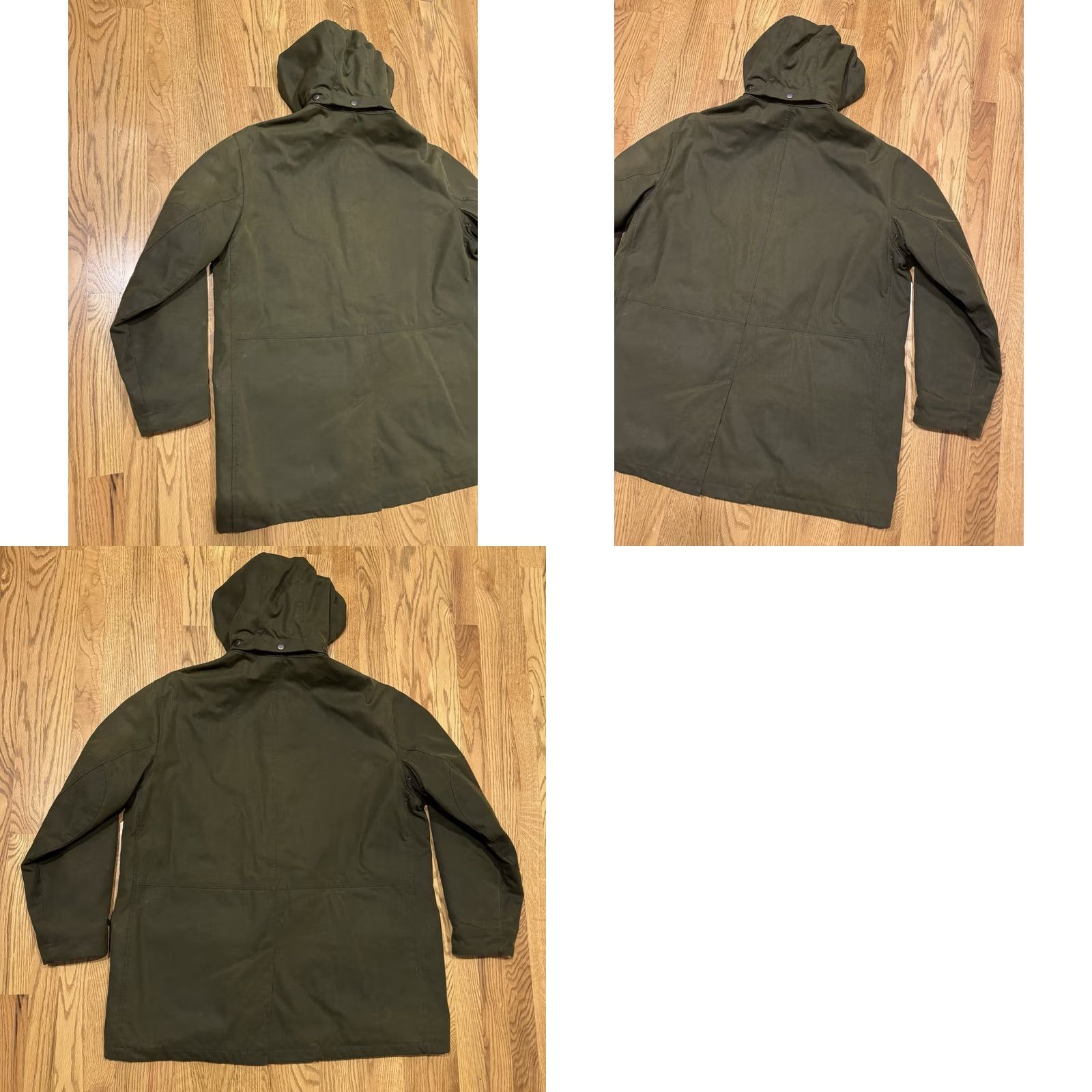 Ralph Lauren VINTAGE Polo Ralph Lauren Field Coat Men’s L Waxed Canvas Hooded Padded Water Resistant Windproof Zip Pockets Green Size US L / EU 52-54 / 3 - 9 Thumbnail