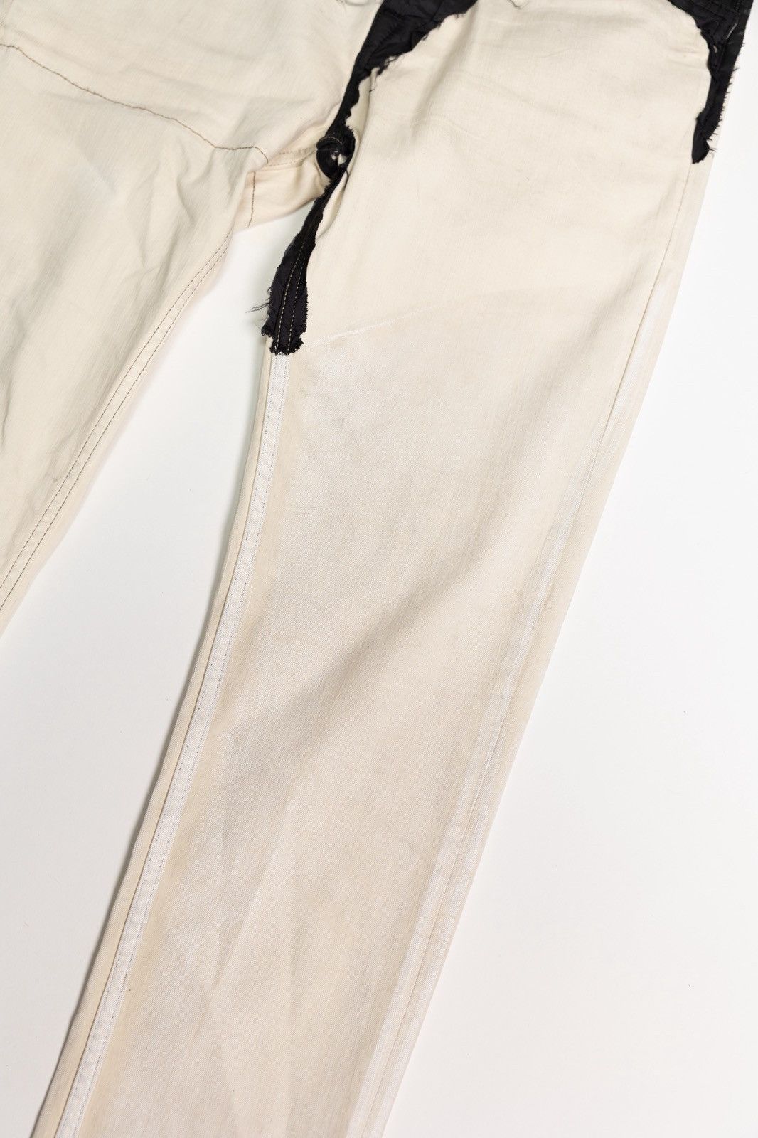 Rick Owens Drkshdw Rick Owens Tyrone Cut White Pants Size US 31 - 3 Thumbnail