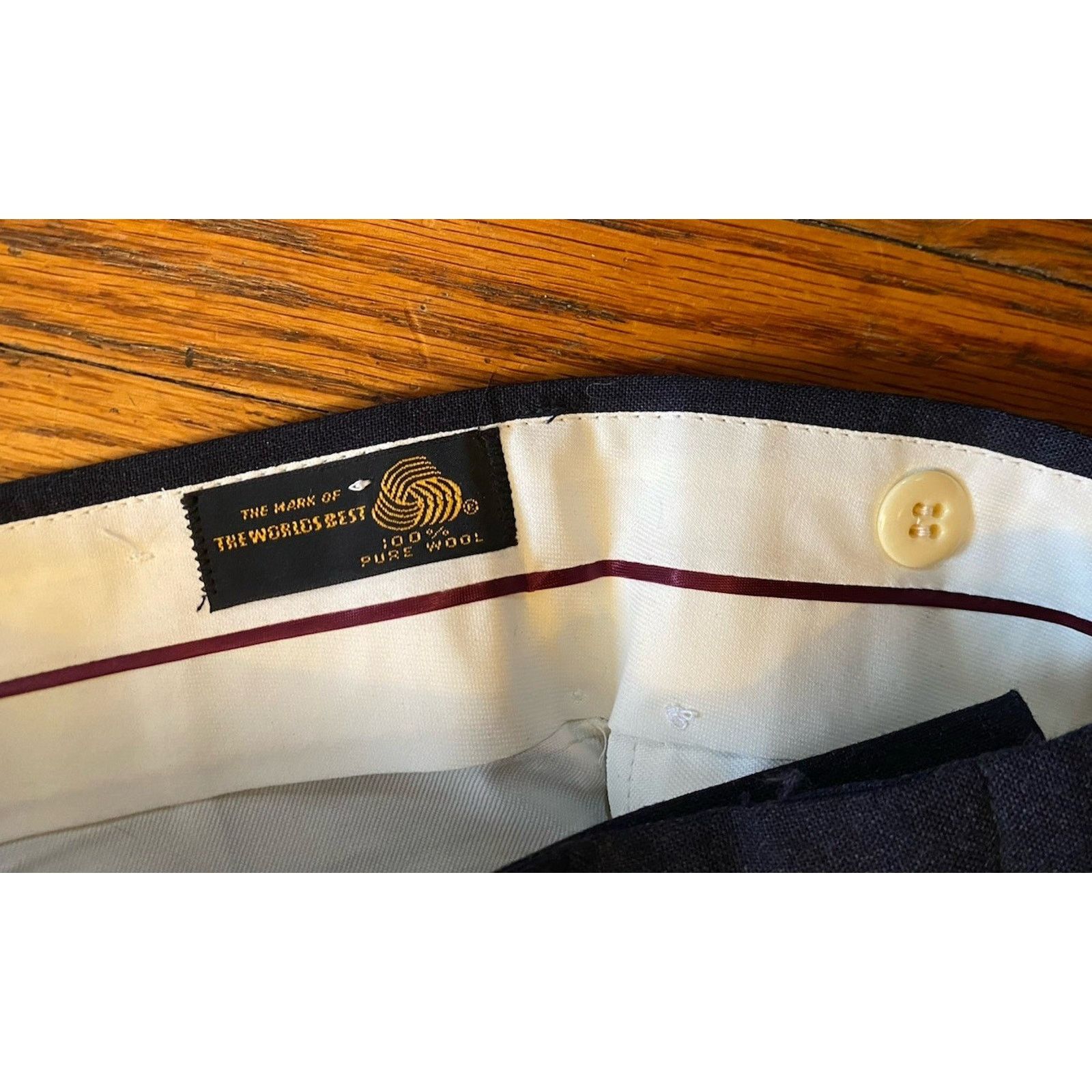 Evan Picone NEW USA Evan Picone Men’s Pants Wool W36 Unfinished Hem NWT Size US 36 / EU 52 - 9 Thumbnail