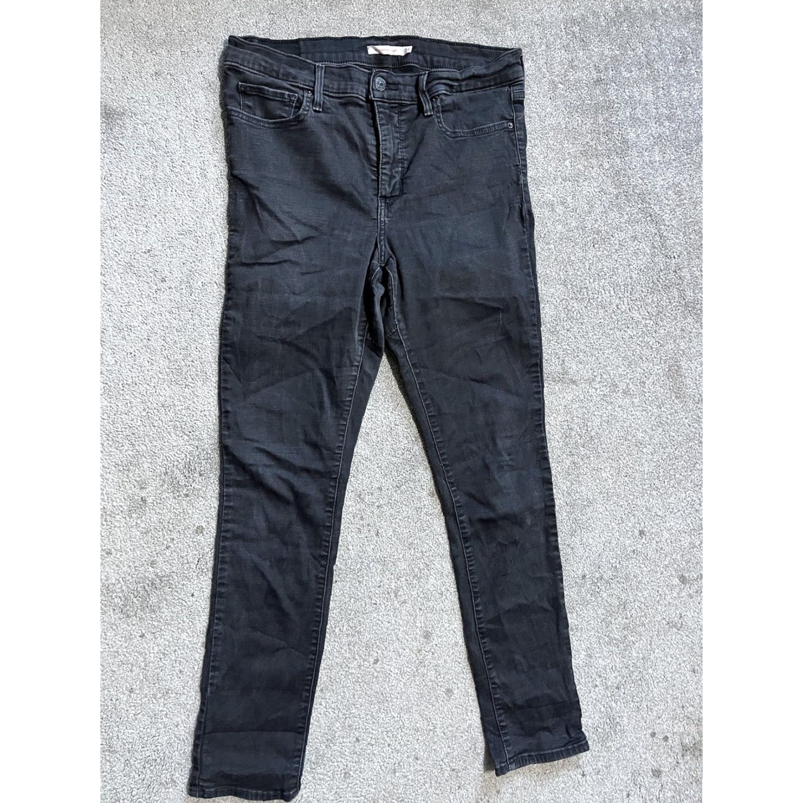Levi's Levi’s 311 Shaping Skinny Black 31x30 Jeans Women Slimming Pockets Denim 311 Retro 80s 90s Size 24" / US 00 / IT 34 - 2 Thumbnail