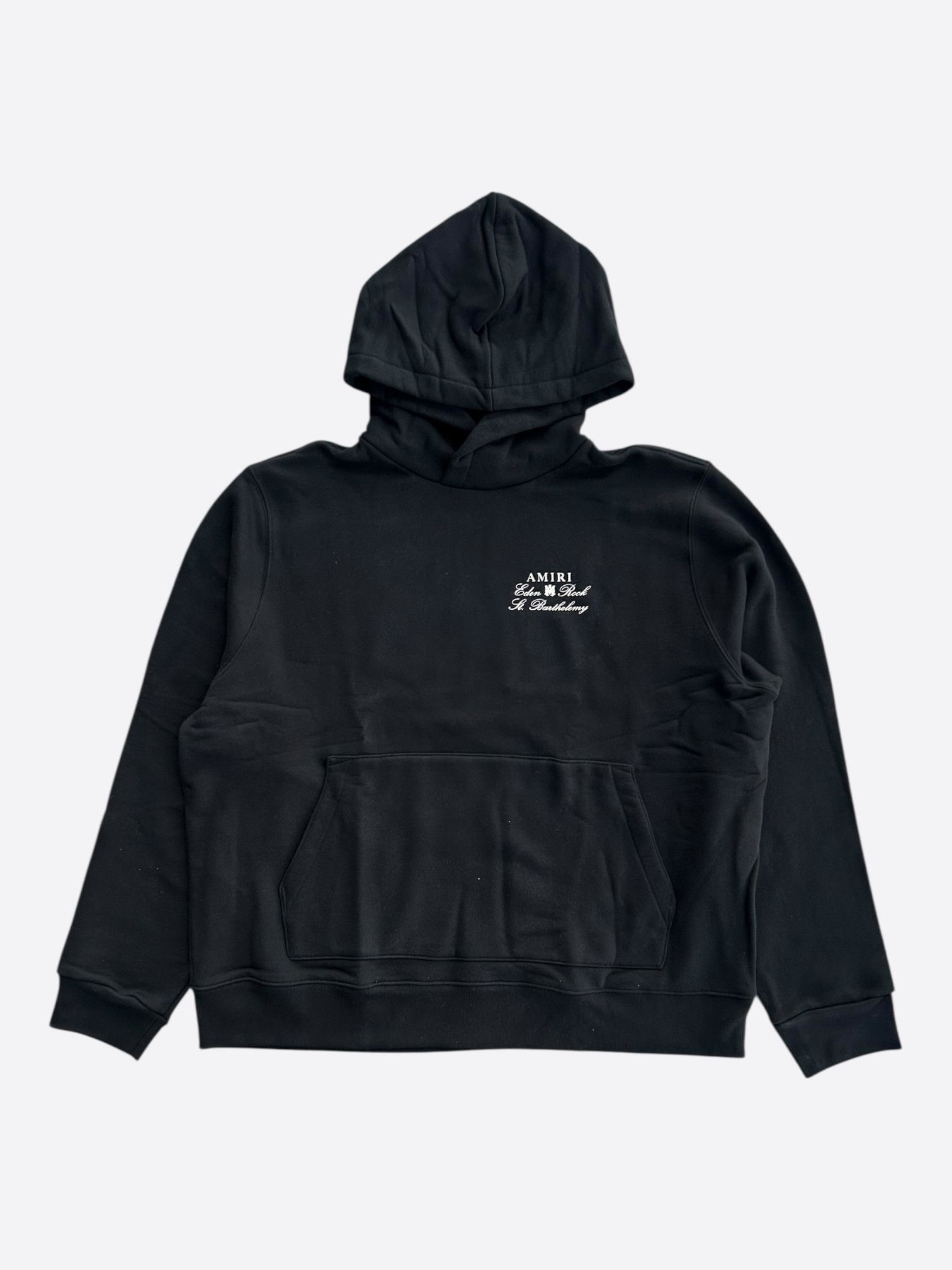 Amiri Eden Rock Black & White St. Barthelemy Hoodie