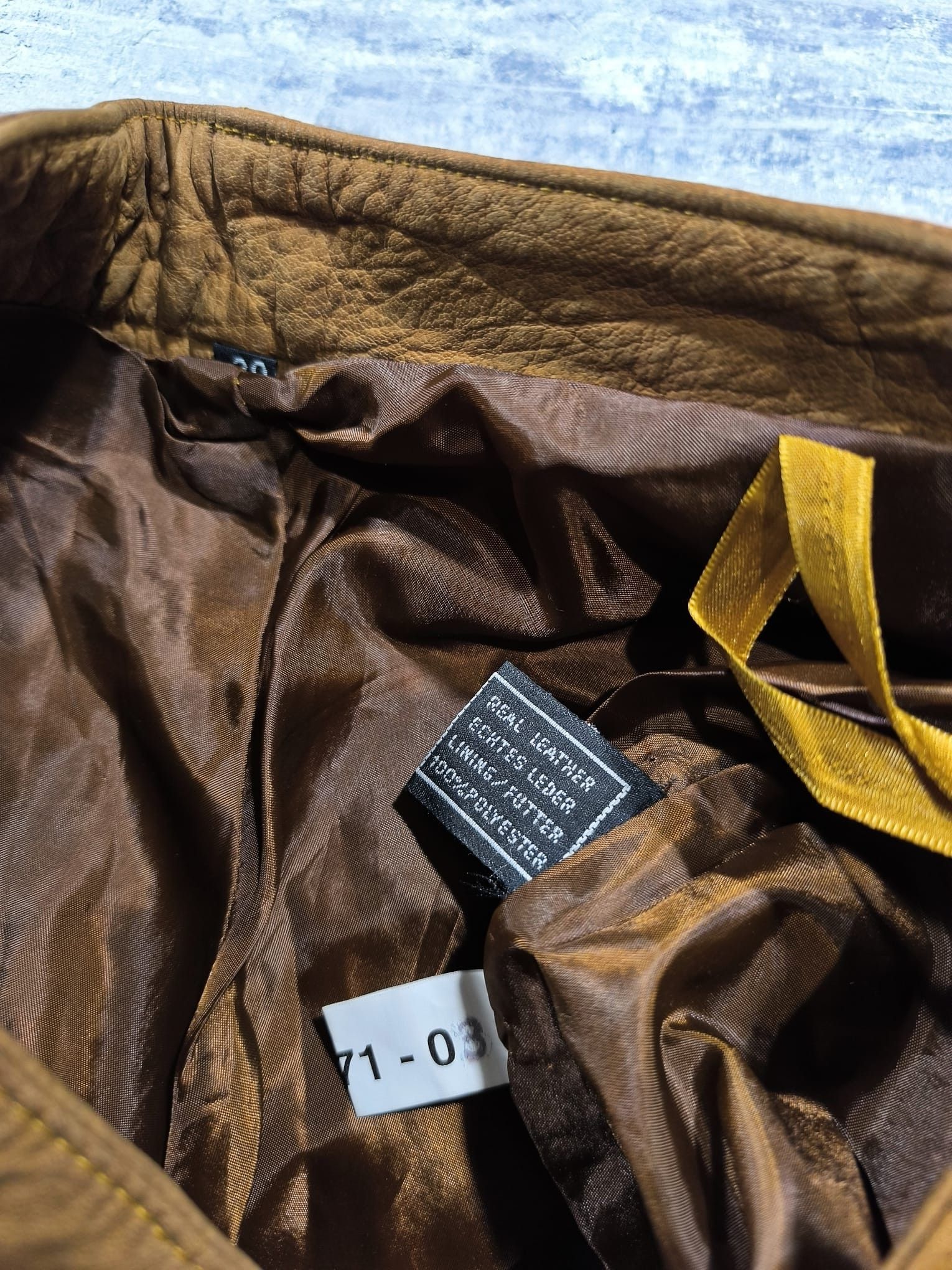 Le Grande Bleu (L.G.B.) 90s HighWaist Western Leather Pants Size 27" / US 4 / IT 40 - 4 Thumbnail