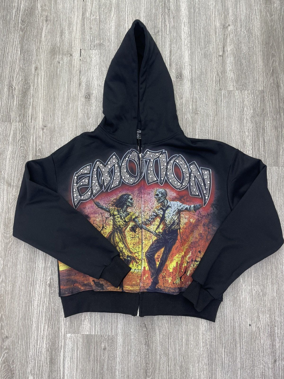 Other Mixed Emotions Last dance zip up hoodie black Size US S / EU 44-46 / 1 - 1 Thumbnail