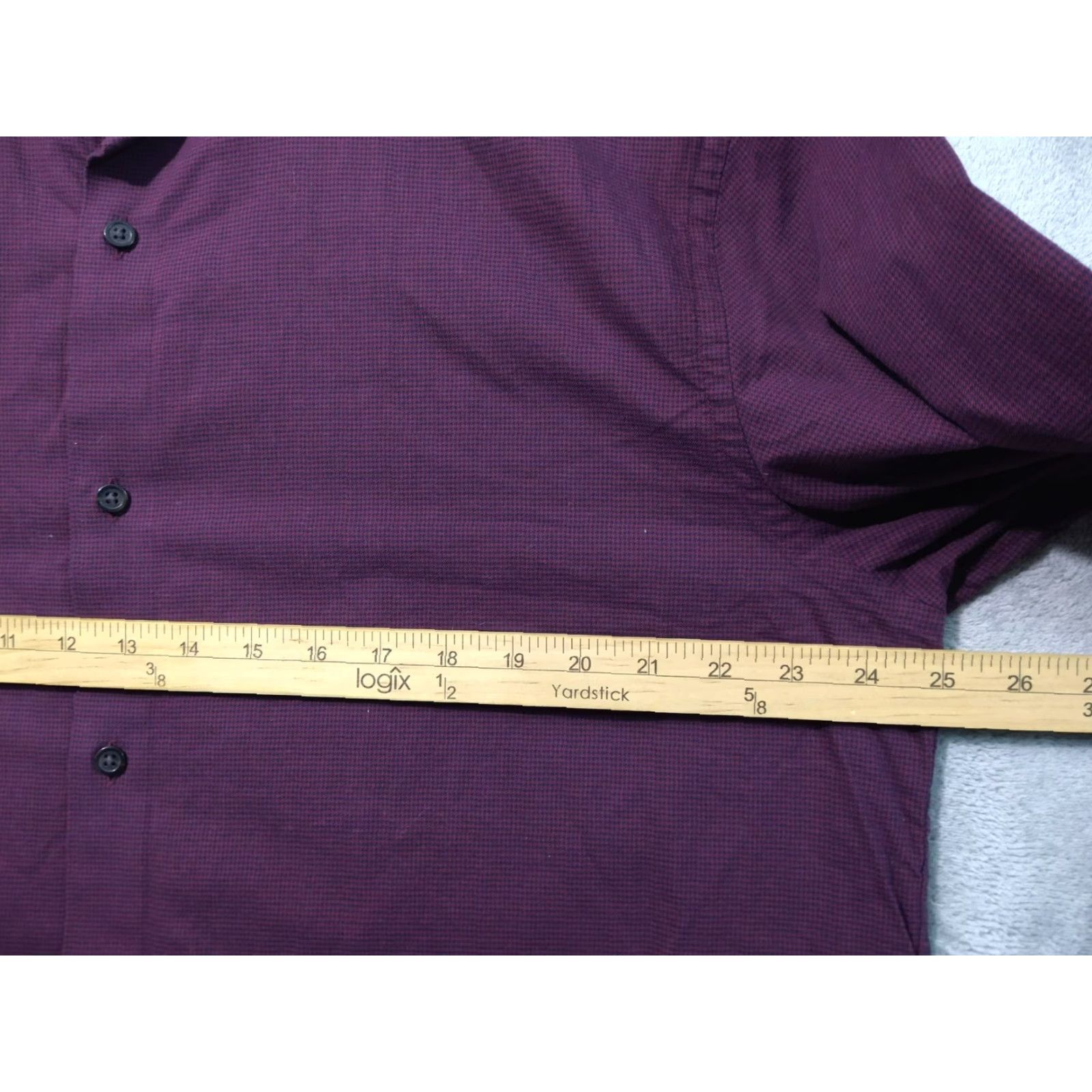 Charles Tyrwhitt Charles Tyrwhitt Shirt Mens XL Red Plaid Button-Down Classic Fit Long Sleeve Size US XL / EU 56 / 4 - 5 Thumbnail
