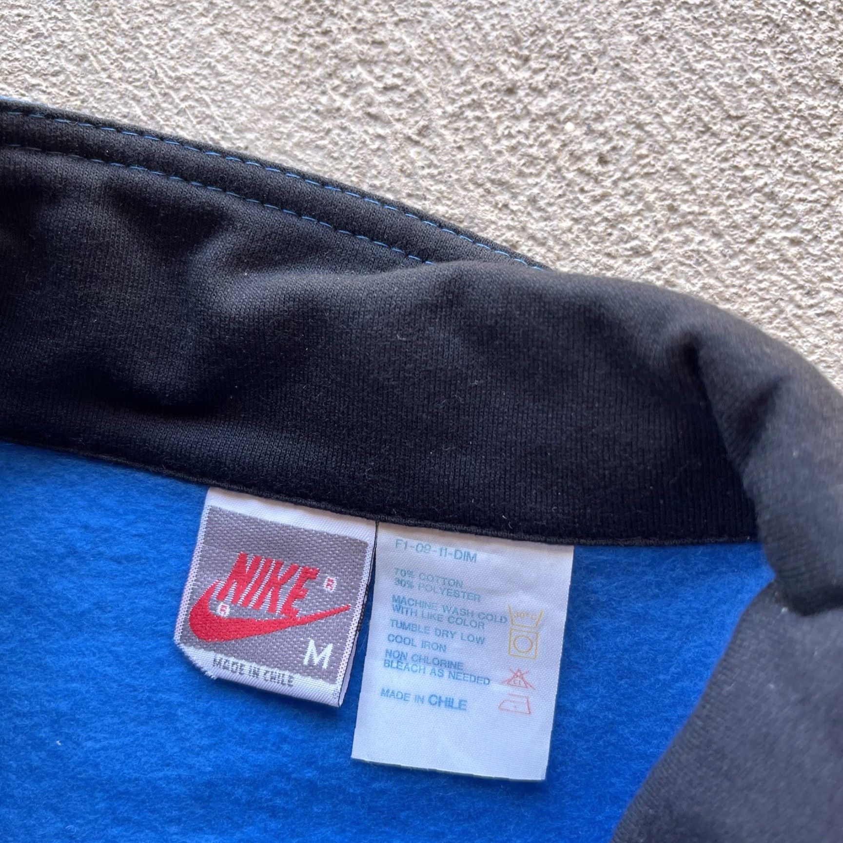Nike Vintage Nike Sweatshirt Mens Medium Blue 1/4 Zip Stretch Swoosh 90s Sweater Size US M / EU 48-50 / 2 - 6 Thumbnail