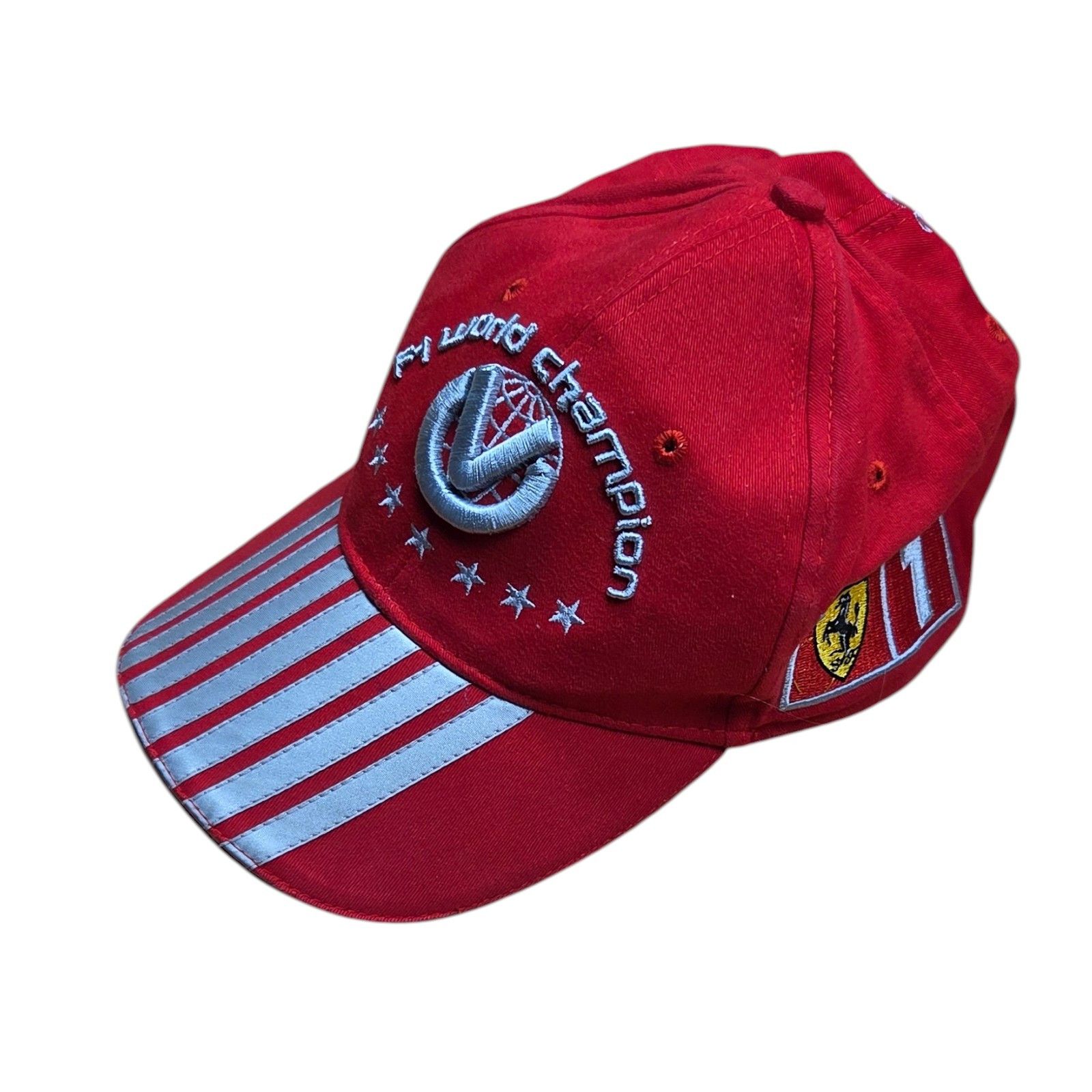 Ferrari Ferrari Michael Schumacher F1 World Champion Vintage Cap Size ONE SIZE - 2 Thumbnail