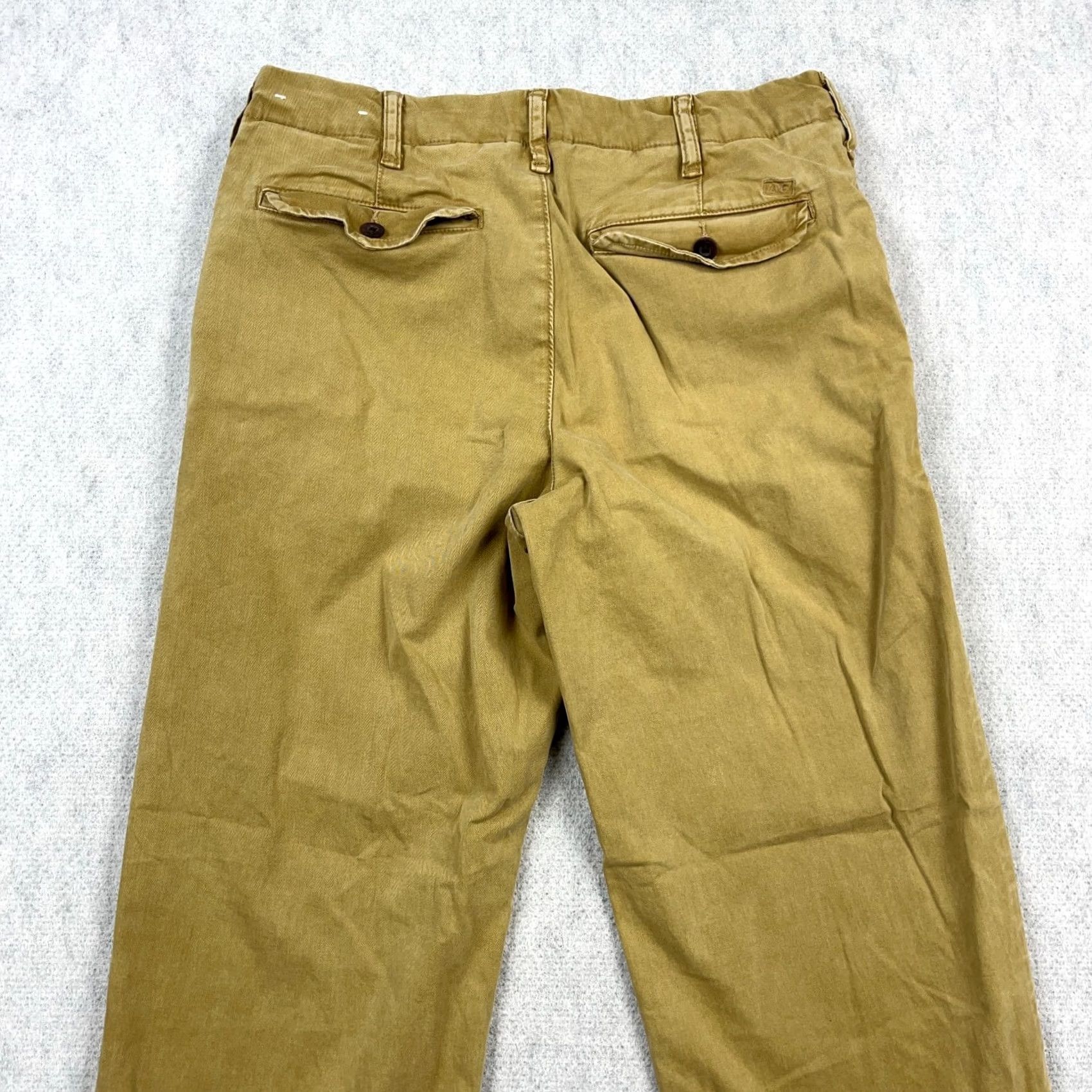 American Eagle Outfitters American Eagle Pants Men 30x34 Brown Chino Relaxed Straight Khaki Dress Slacks Size US 30 / EU 46 - 5 Thumbnail