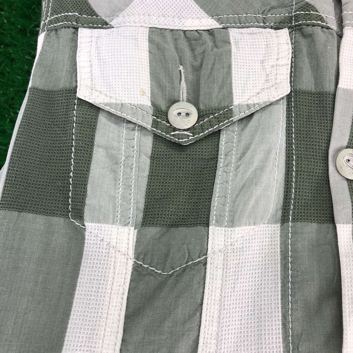 Levi's Levis White Tab Checkered Summer Jacket Button up Size US S / EU 44-46 / 1 - 9 Thumbnail