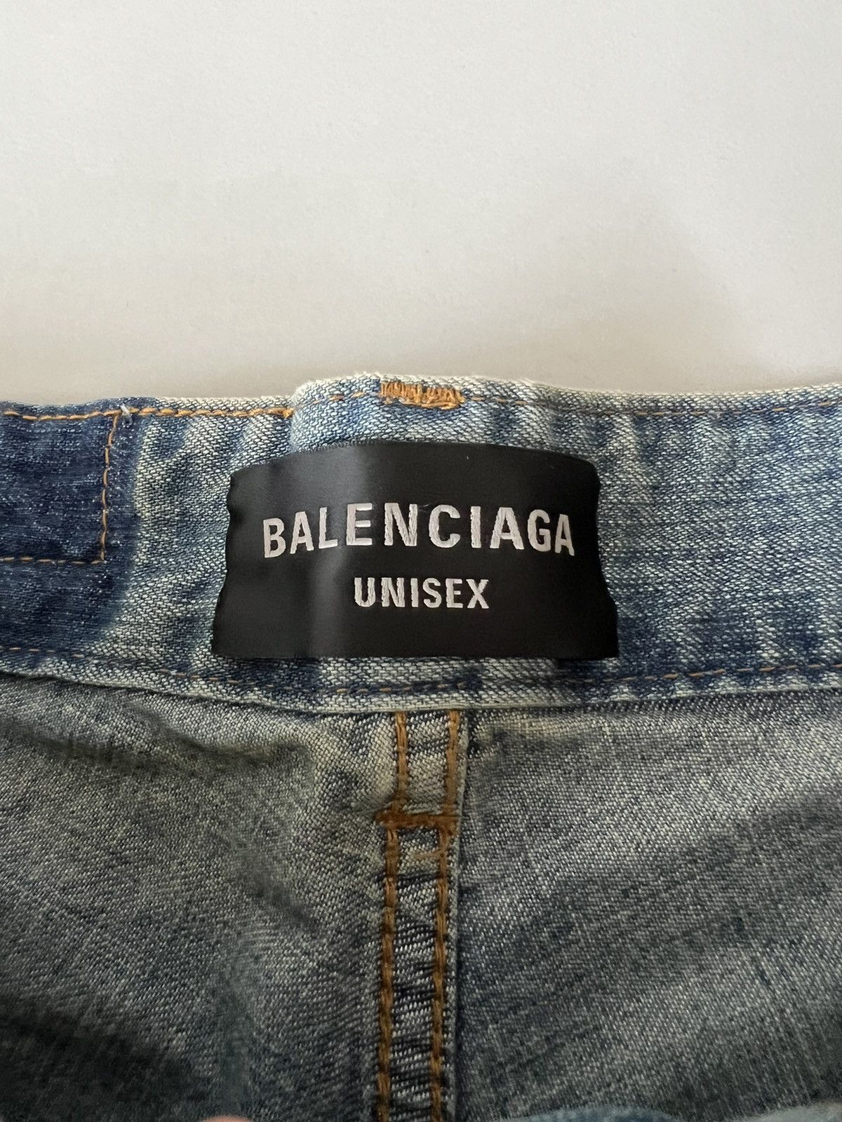 Balenciaga Balenciaga Double-Front Draped Denim Jeans Size US 30 / EU 46 - 6 Thumbnail