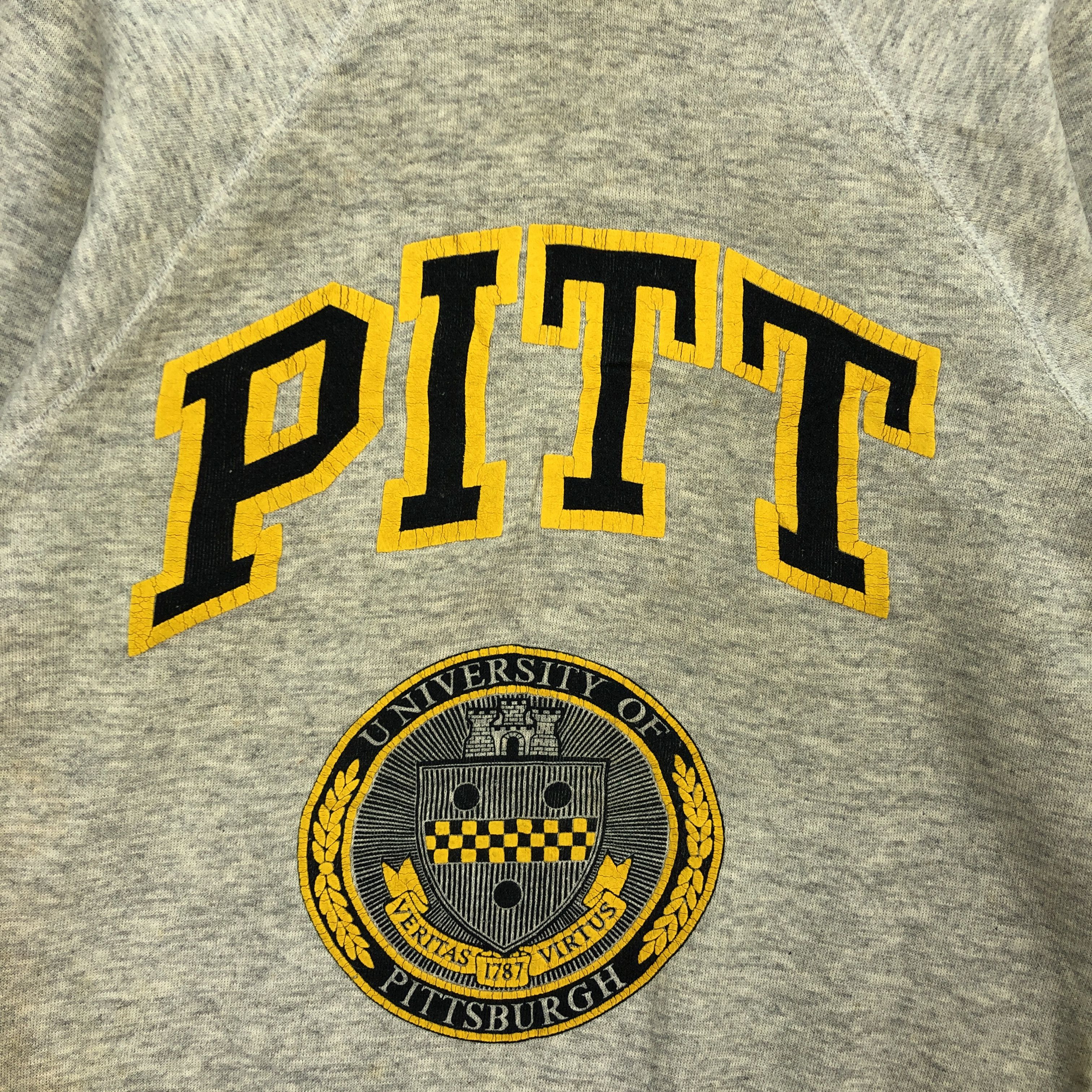 Vintage Vintage University of Pittsburgh Sweatshirt Jumper Sweater Size US S / EU 44-46 / 1 - 3 Thumbnail