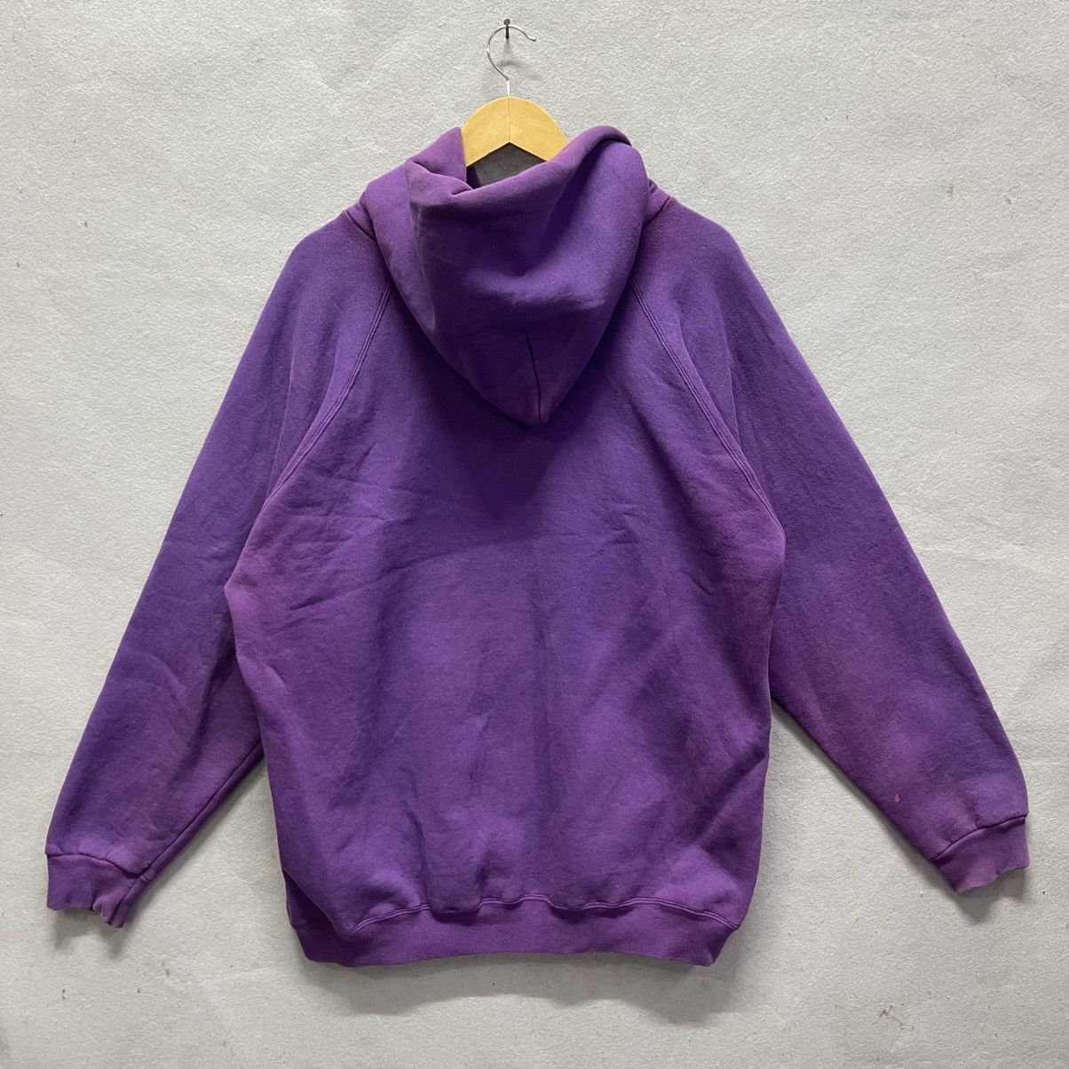 Adidas Vintage Adidas Trefoil Hoodie — Purple — Made in USA — Large Size US L / EU 52-54 / 3 - 6 Thumbnail