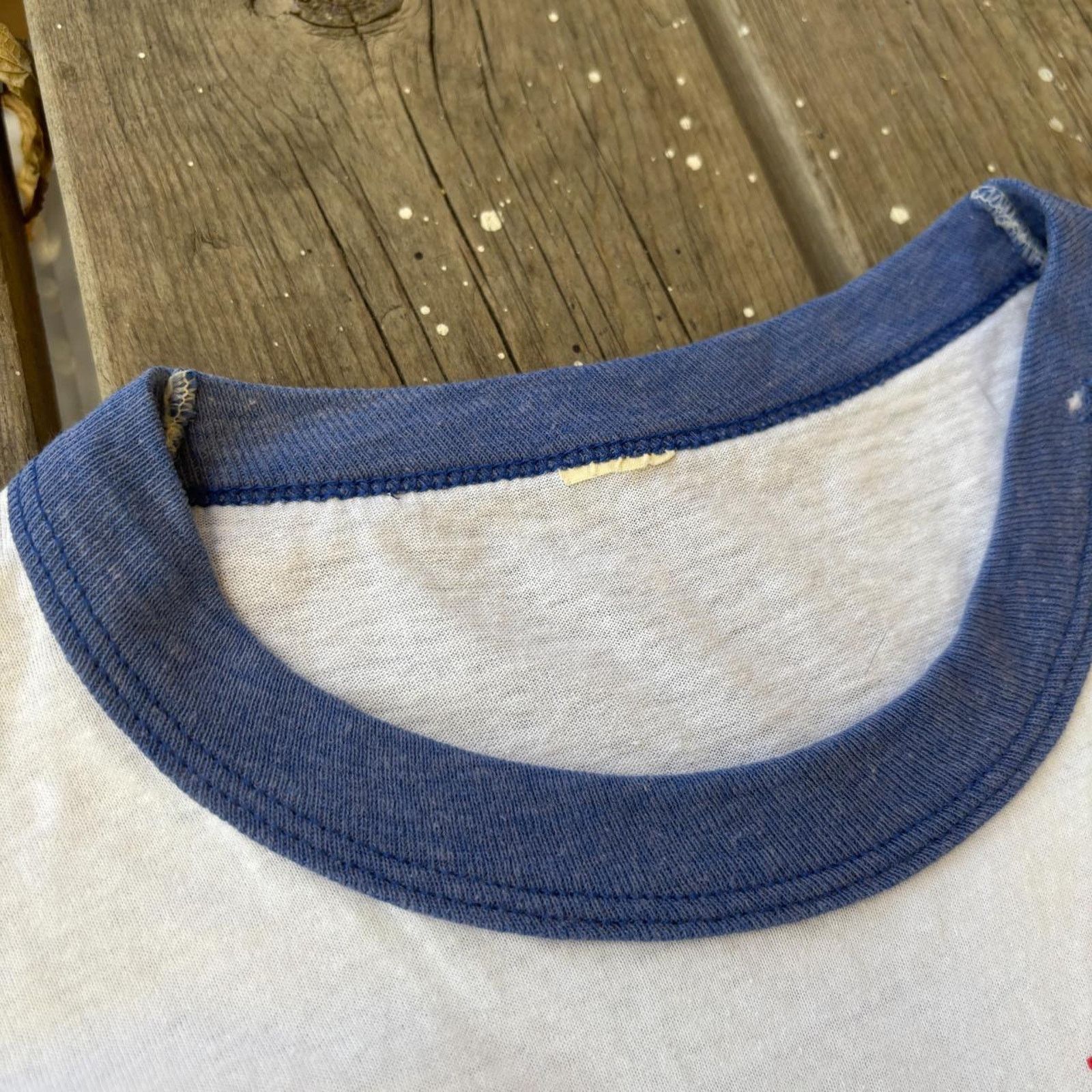 Vintage 1985 chicago cubs single stitched ringer tee shirt Size US L / EU 52-54 / 3 - 5 Thumbnail