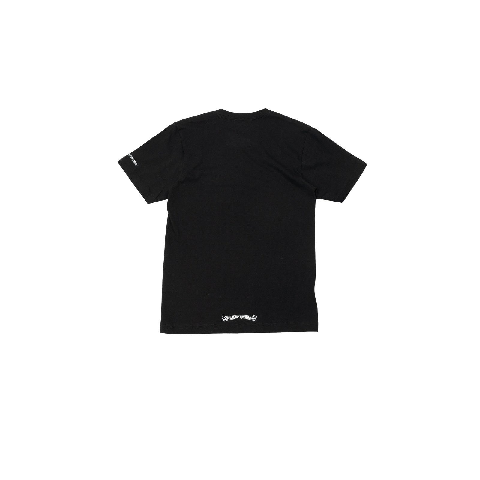 Chrome Hearts White Neck Logo T-Shirt 'Black' Size US S / EU 44-46 / 1 - 2 Thumbnail