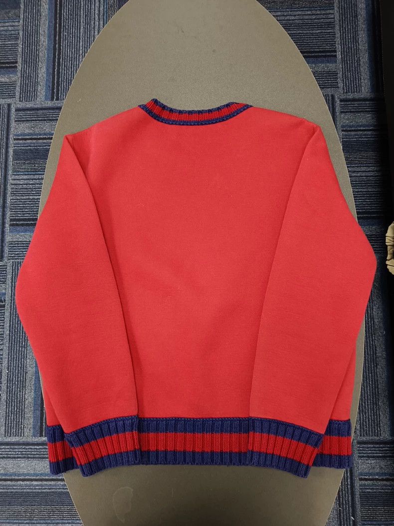 Gucci Gucci Double Glogo diamond print knitted collar sweatshirt Size US L / EU 52-54 / 3 - 2 Thumbnail