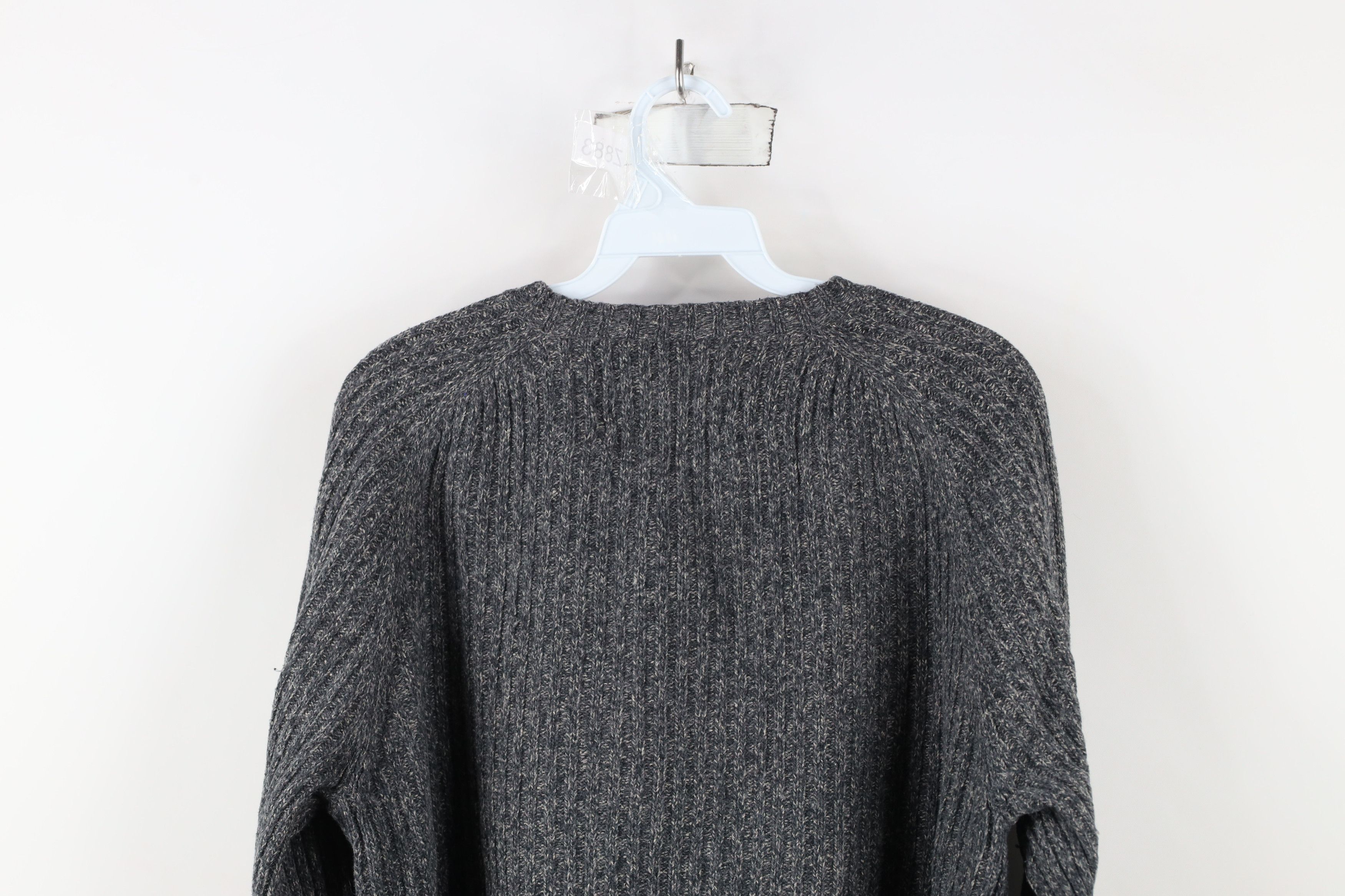 Abercrombie & Fitch × Vintage Vintage 90s Y2K Abercrombie & Fitch Blend Ribbed Sweater Size L / US 10 / IT 46 - 8 Thumbnail