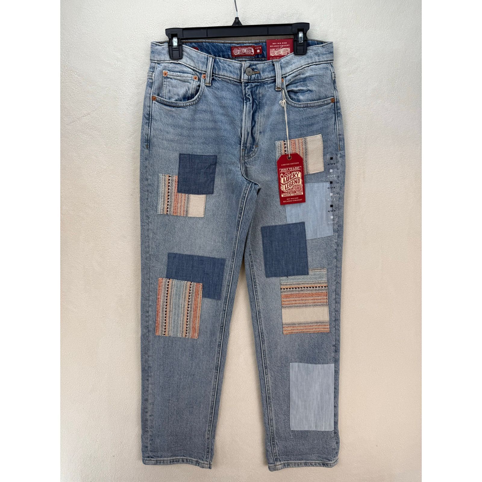 Lucky Brand LUCKY BRAND LEGEND SERIES WOMEN'S SIZE 2/26R PATCHWORK Size 26" / US 2 / IT 38 - 1 Thumbnail