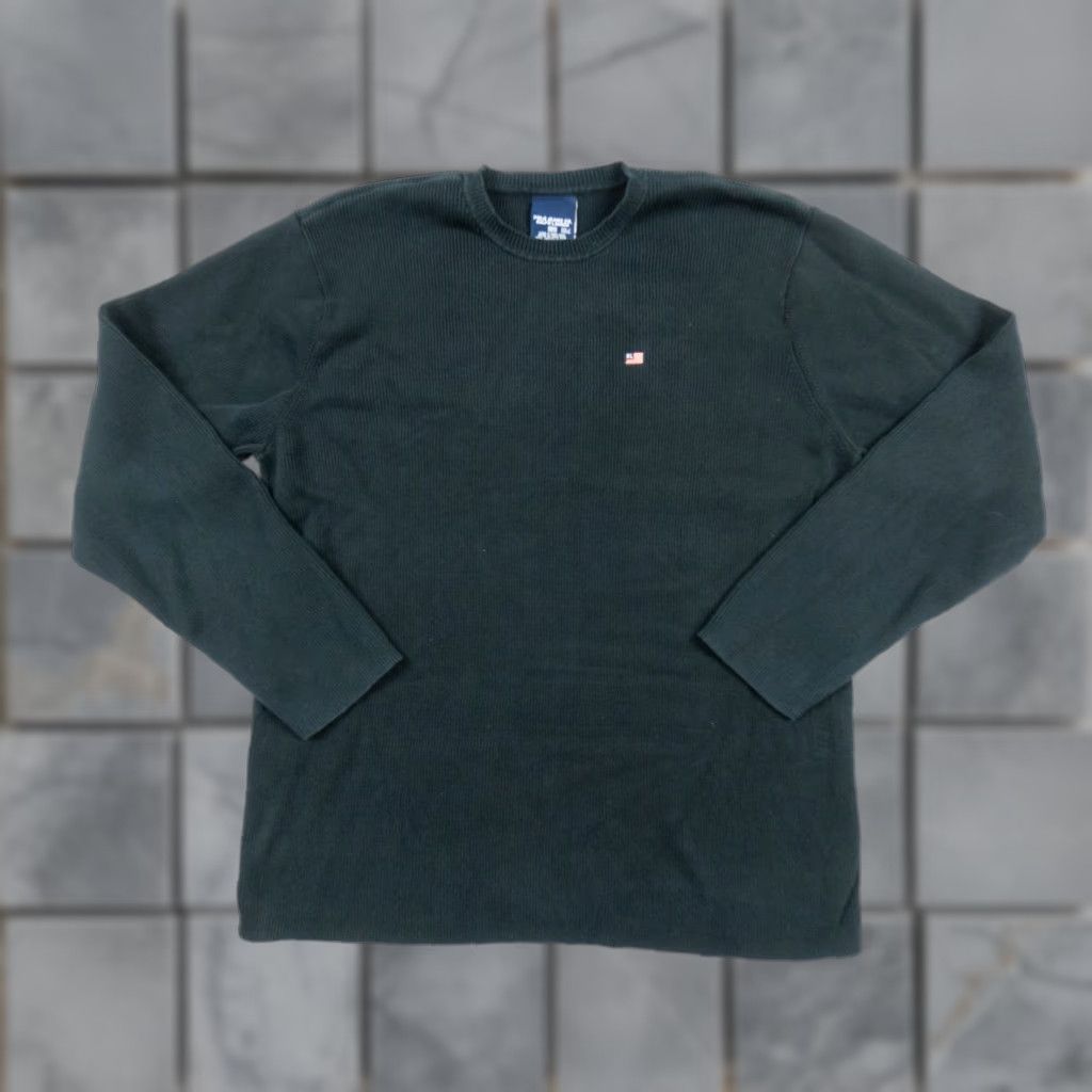 Polo Ralph Lauren VINTAGE Polo Ralph Lauren Sweater 2XL Black Knit Crewneck Pullover Y2K Mens Size US XXL / EU 58 / 5 - 1 Thumbnail