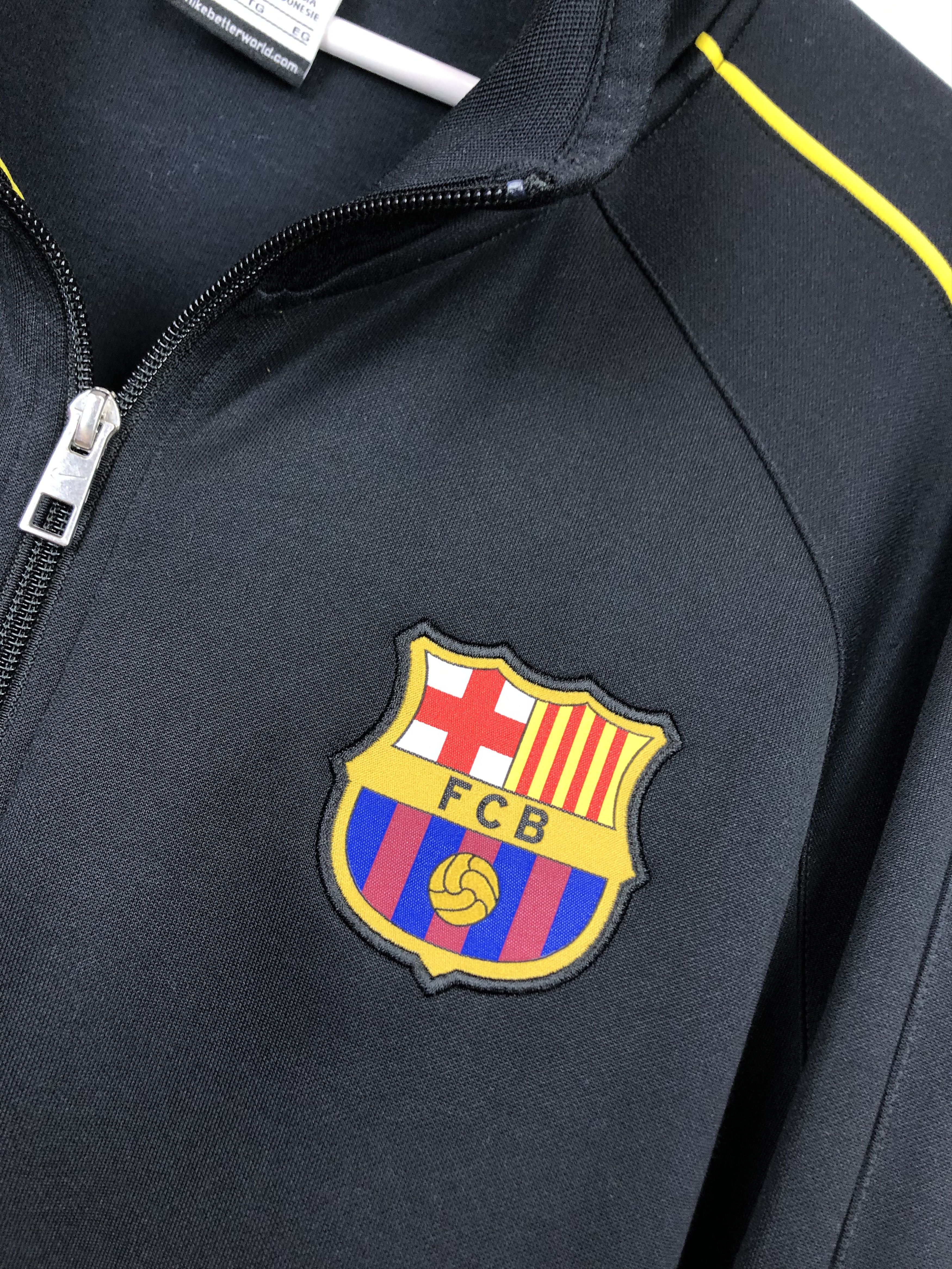 Nike Nike Barcelona Football Jacket Soccer Track Top Mens Black Size US XL / EU 56 / 4 - 3 Thumbnail