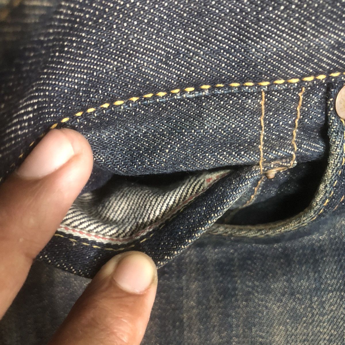 Evisu × Japanese Brand × Vintage Evisu Jeans Selvedge Size US 34 / EU 50 - 8 Thumbnail