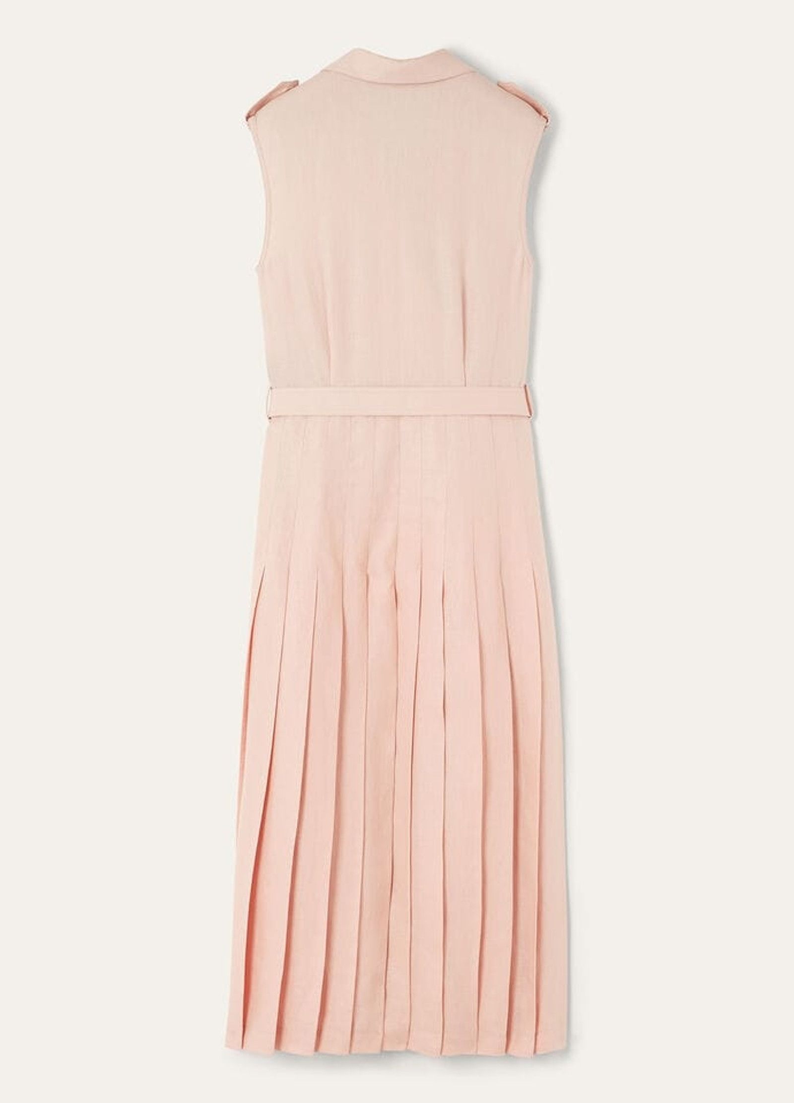 Loro Piana o1srvl11e0526 FAP0308 Bryce Midi Dress in Pink Size S / US 4 / IT 40 - 6 Thumbnail