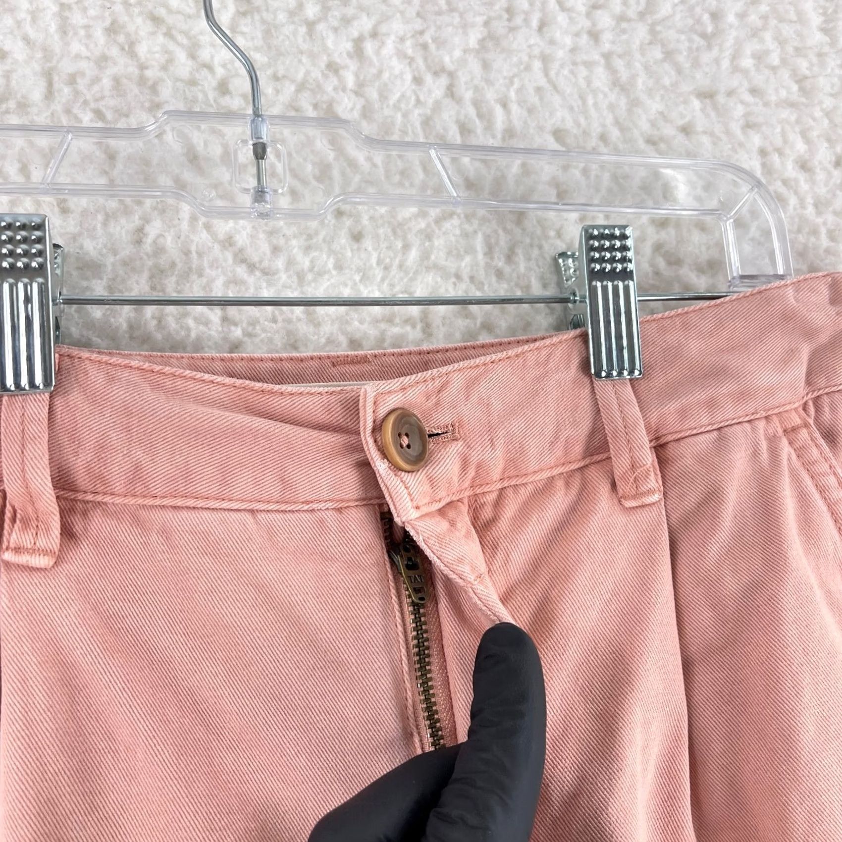 Anthropologie Anthropologie Pink Chino Pants Womens Regular Size 27 Straight Leg Mid Rise Casual Lightweight Size 27" / US 4 / IT 40 - 6 Thumbnail