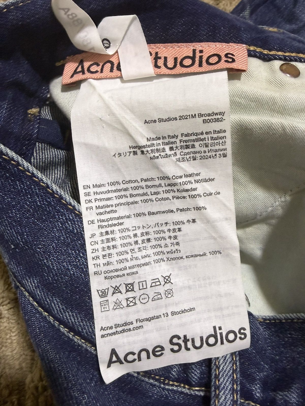 Acne Studios Acne Studios 2021m Broadway Size US 32 / EU 48 - 8 Thumbnail