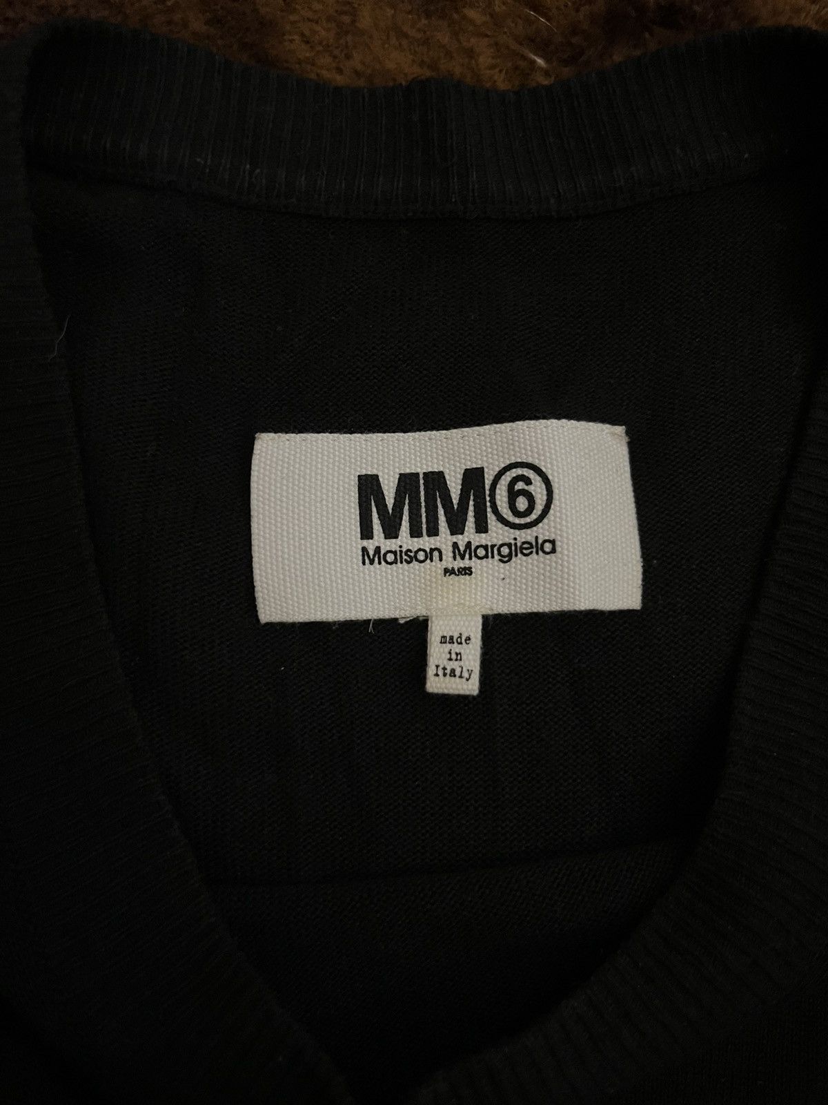 Maison Margiela MM6 Maison Margiela Black Logo Sweater knitwear Size M / US 6-8 / IT 42-44 - 5 Thumbnail