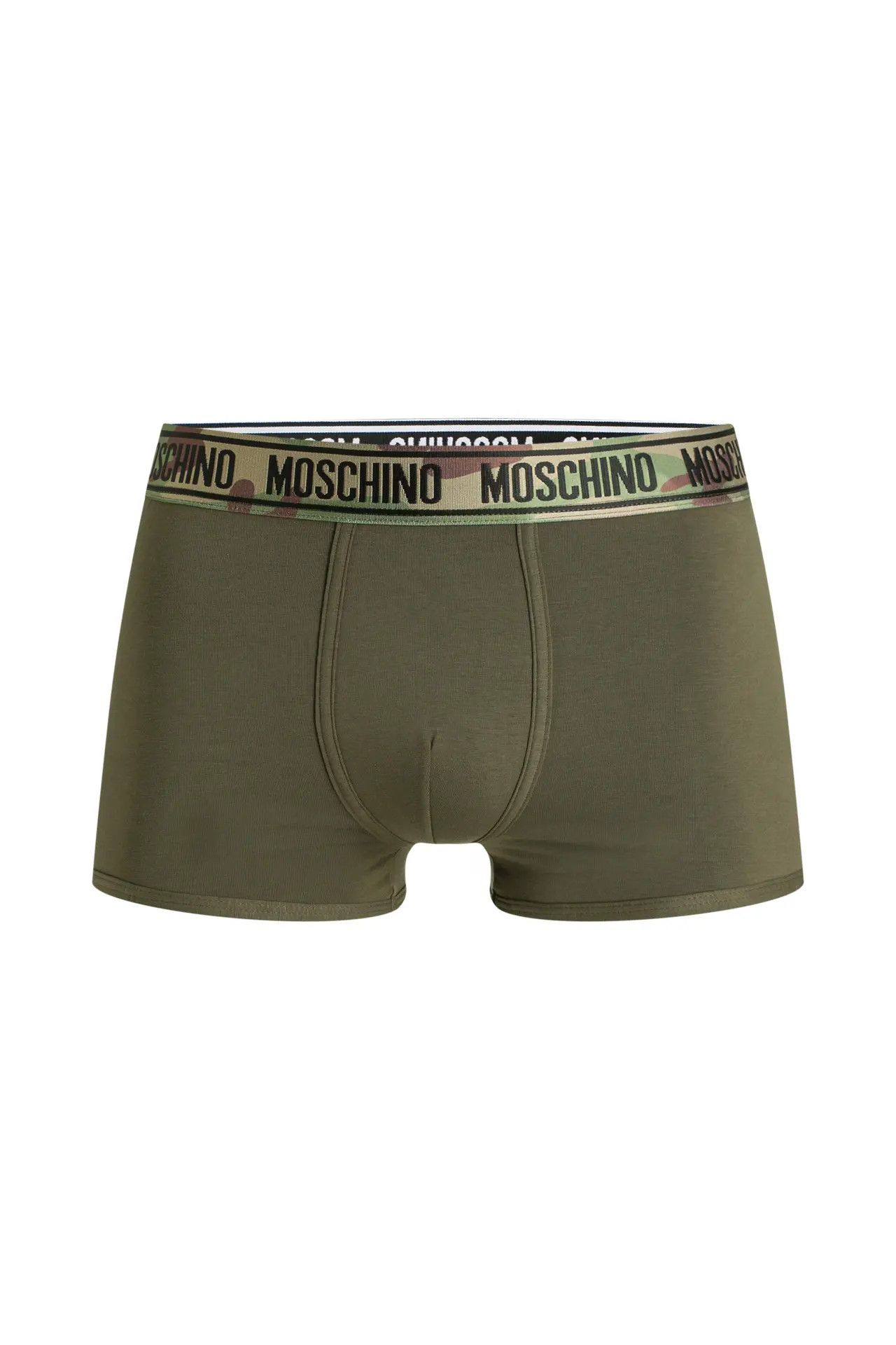 Moschino o1y0225 Size : XS / Logo Boxer in Military Green Size ONE SIZE - 1 Thumbnail