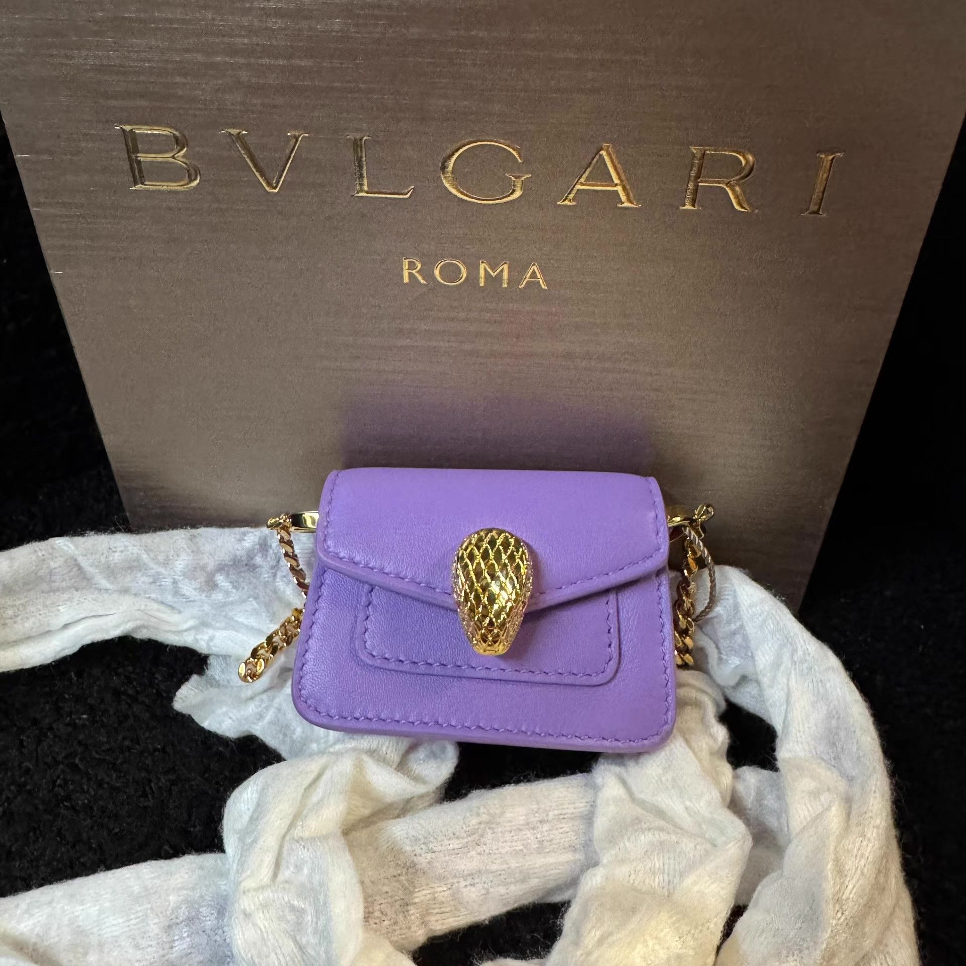 Bvlgari BVLGARI Purple Mini Crossbody Bag Q10 Size ONE SIZE - 1 Thumbnail