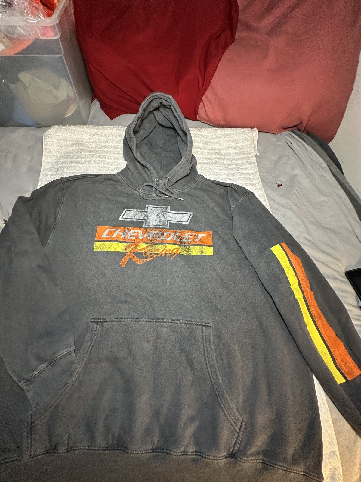 Chevrolet × Designer General Motors Company Chevy Racing Hooded Sweatshirt Size US M / EU 48-50 / 2 - 1 Thumbnail