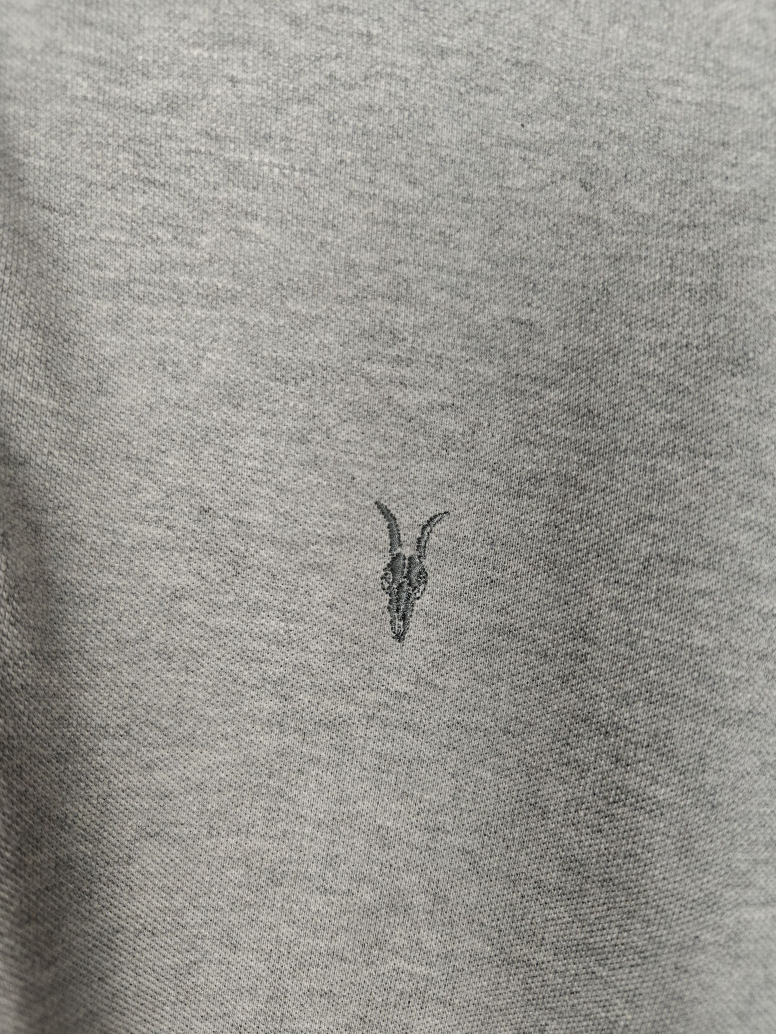 Allsaints Allsaints Longsleeve Reform LS Polo Pullover Gray XL Size US XL / EU 56 / 4 - 6 Thumbnail