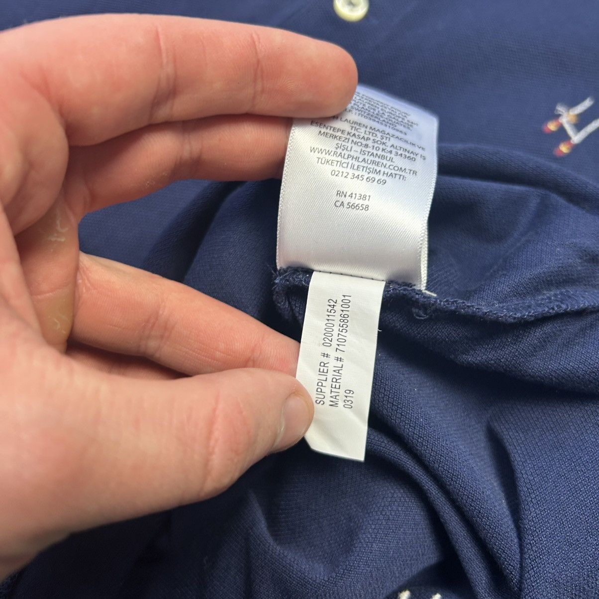 Polo Ralph Lauren Mens Polo Ralph Lauren Monogrammed y2k opium polo Size US XS / EU 42 / 0 - 10 Thumbnail