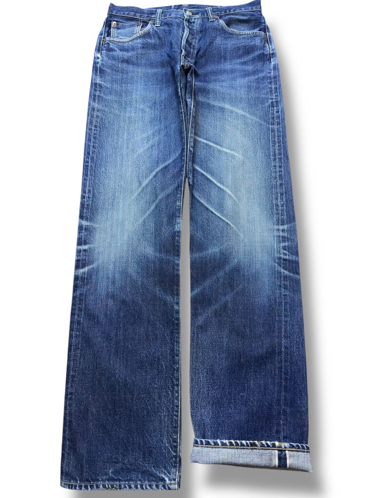 Johnbull Vintage Johnbull Selvedge Whiskers Denim Size US 30 / EU 46 - 1 Thumbnail