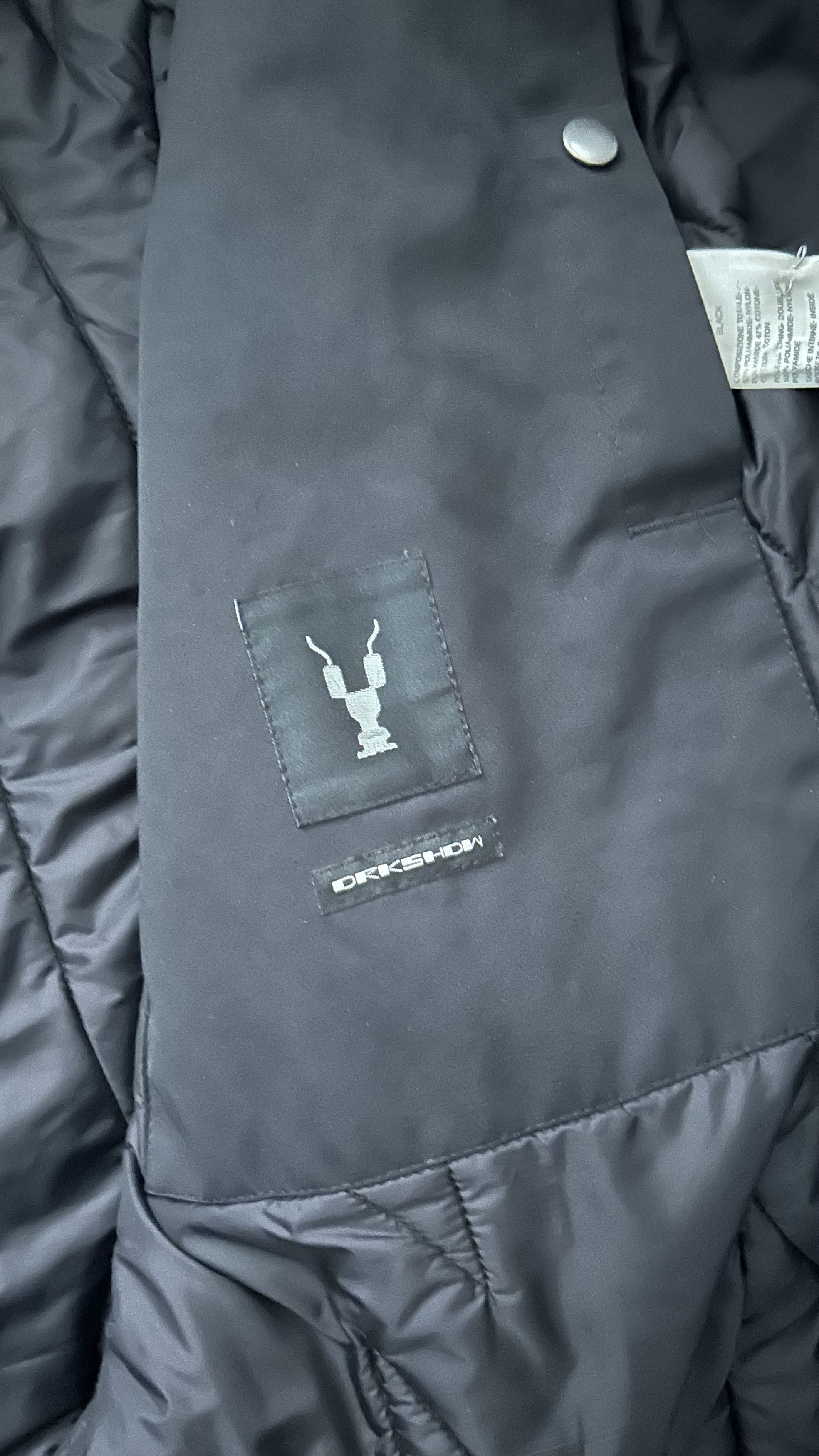 Rick Owens Drkshdw RIck Owens Drkshdw Sisy Parka Black Size US XL / EU 56 / 4 - 4 Thumbnail