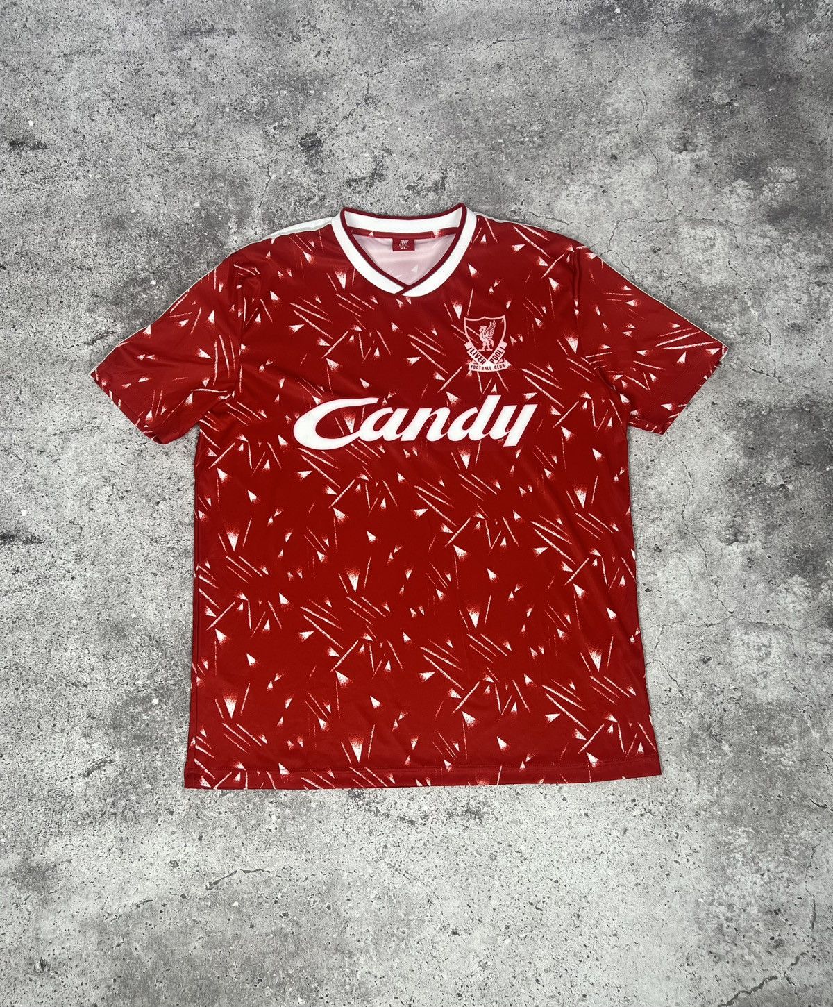 Vintage Liverpool Candy Football Shirt Soccer Jersey Size US XL / EU 56 / 4 - 1 Thumbnail