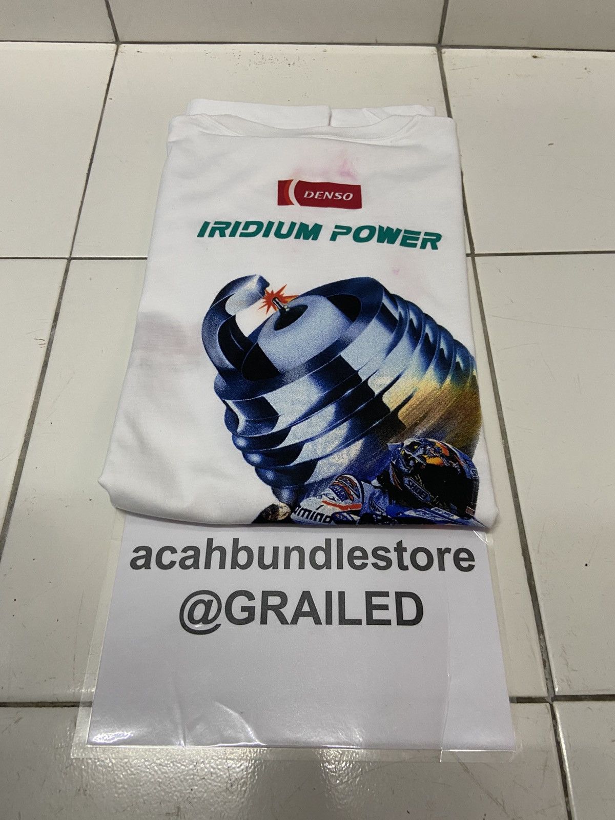 Japanese Brand VINTAGE DENSO SPARK PLUGS IRIDIUM POWER TEE SHIRT Size US M / EU 48-50 / 2 - 11 Thumbnail