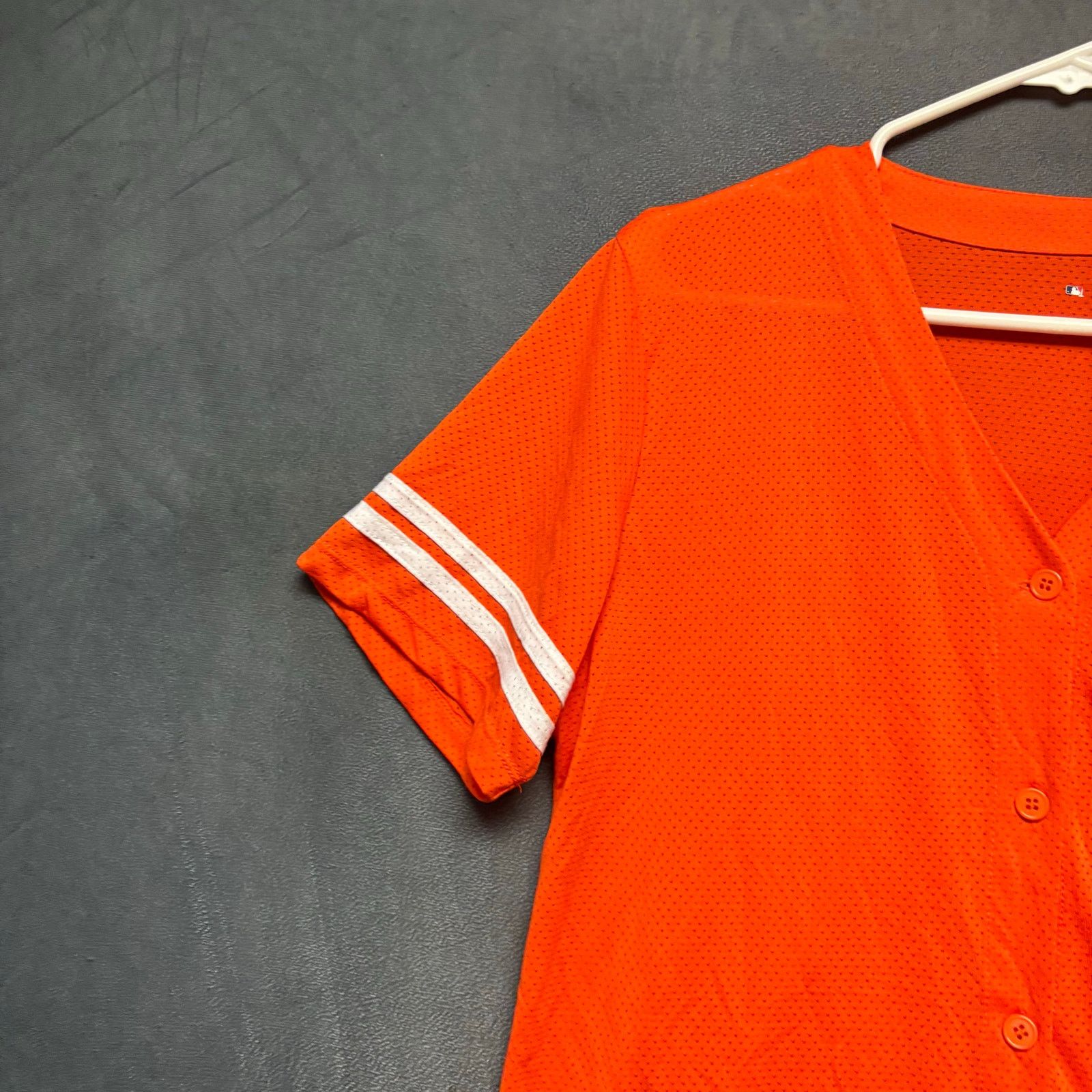 MLB Vintage MLB San Francisco Giants Orange Mesh Baseball Jersey Size L / US 10 / IT 46 - 5 Thumbnail