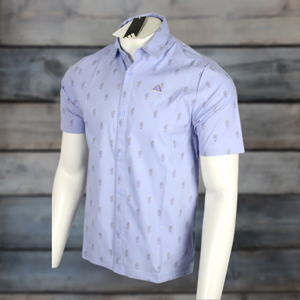 Adidas Adidas Men's Go To Resort Button Down Polo Shirt S Small Blue IW6728 Size US S / EU 44-46 / 1 - 1 Thumbnail