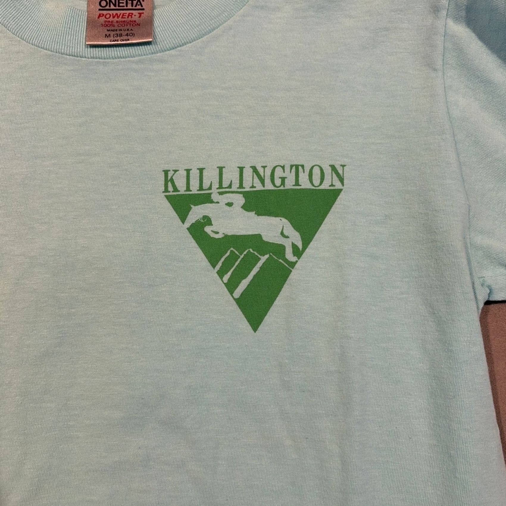 Vintage VINTAGE Oneida T Shirt Killington Vermont Equestrian Summer Showcase 1988 Medium Blue Mens M Shirt Size US M / EU 48-50 / 2 - 2 Thumbnail
