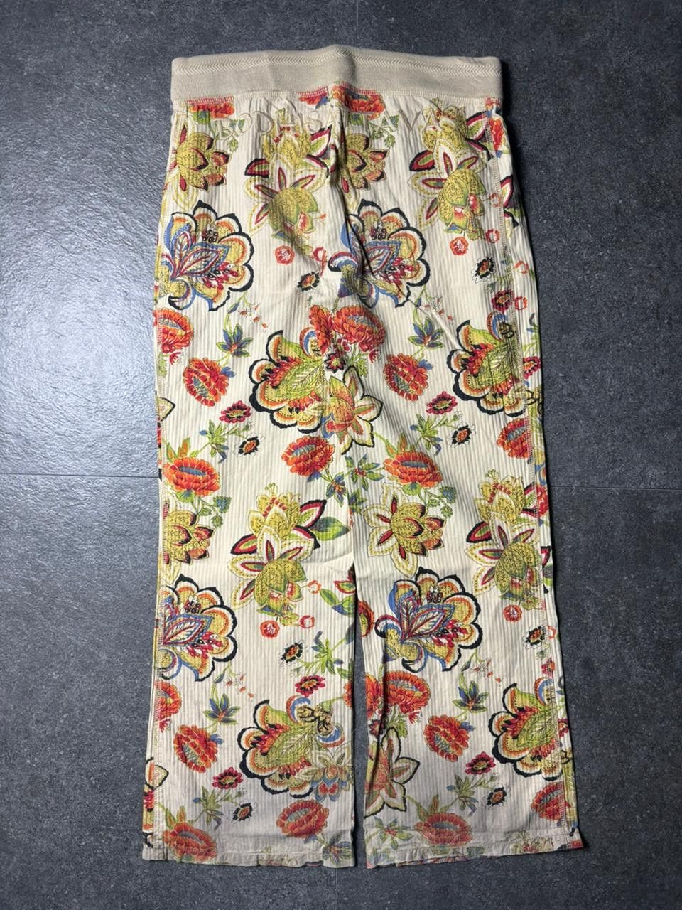 Other RARE 1990s Sabotage Espionage Budhisattava Floral Pants Size 28" / US 6 / IT 42 - 8 Thumbnail