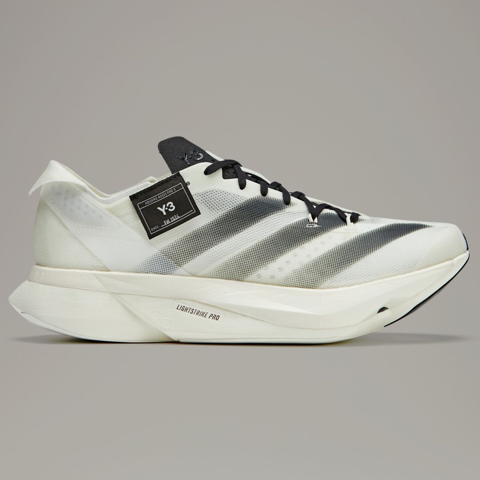 Y-3 9 Adidas Y-3 Adizero Adios Pro 3 White Black Sneakers Size US 9 / EU 42 - 2 Thumbnail