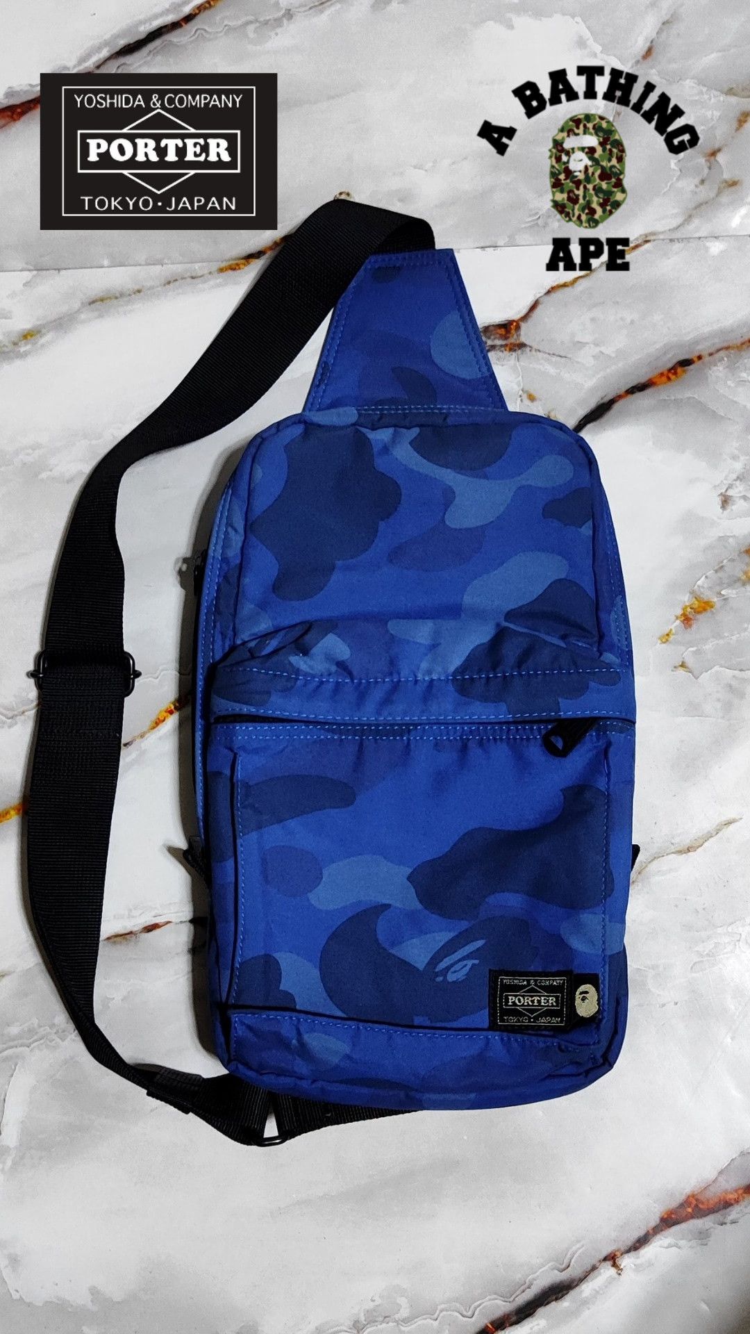 Bape A BATHING APE x PORTER BODY SHOULDER BAG COLOR CAMO JAPAN Size ONE SIZE - 1 Thumbnail