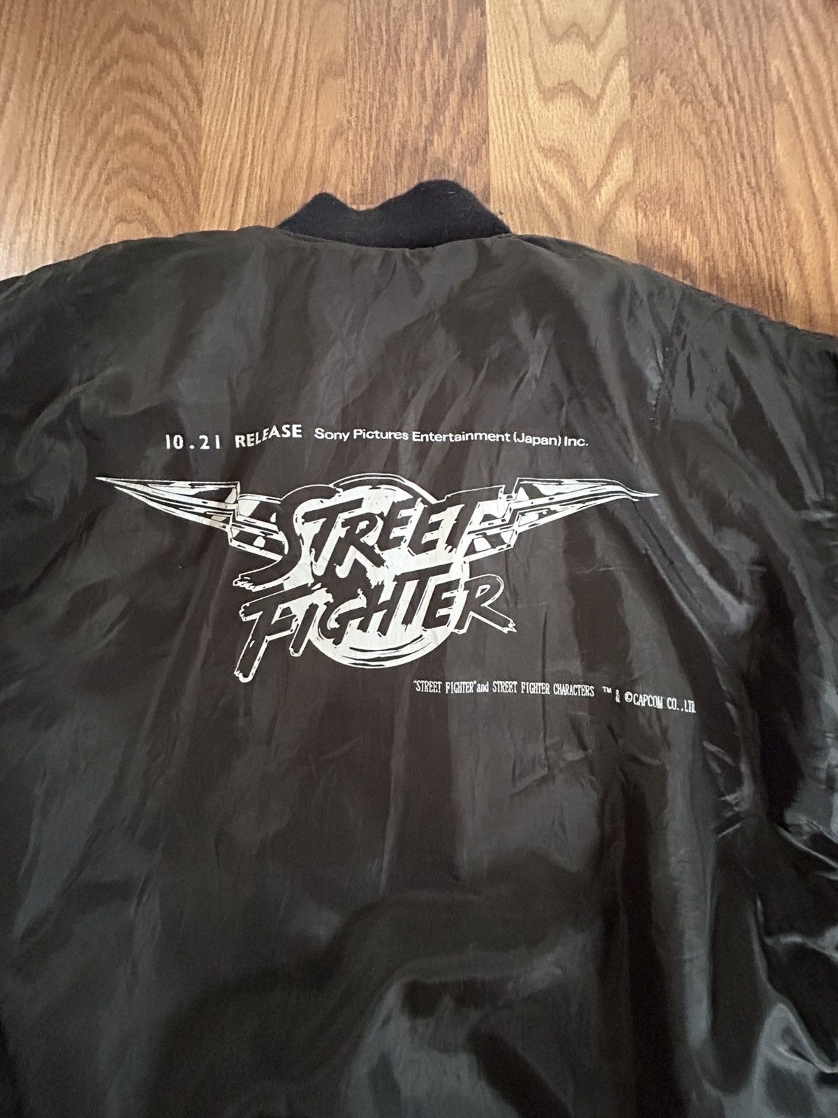 Vintage Capcom Street Fighter USA TV Series Staff Jacket Mens Large Size US L / EU 52-54 / 3 - 2 Thumbnail