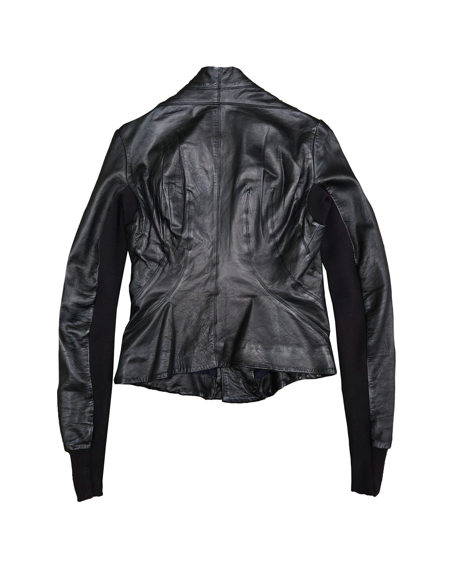 Rick Owens Rick Owens Black Princess Leather Jacket Size M / US 6-8 / IT 42-44 - 2 Thumbnail