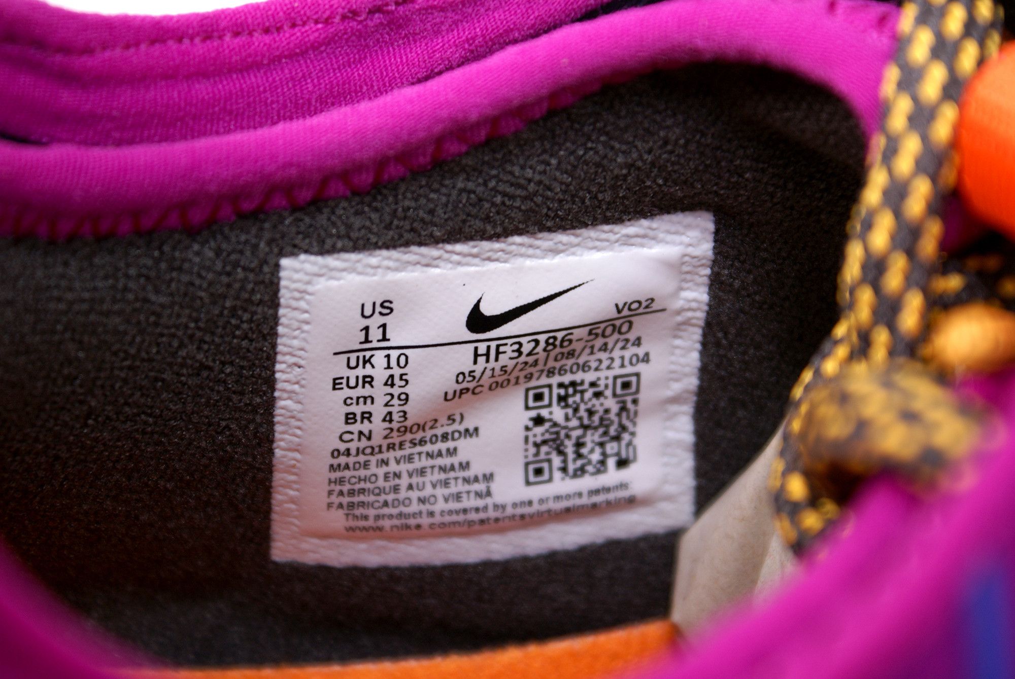 Nike 2024 Kids of Immigrants x Nike Air Sunder Max SUN DOWN Size US 11 / EU 44 - 7 Thumbnail