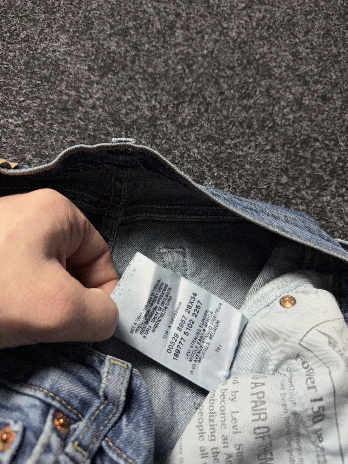 Levi's Vintage 00s Levi’s 529 Curvy Bootcut Jeans Y2K Flare Vintage Size 27" / US 4 / IT 40 - 9 Thumbnail
