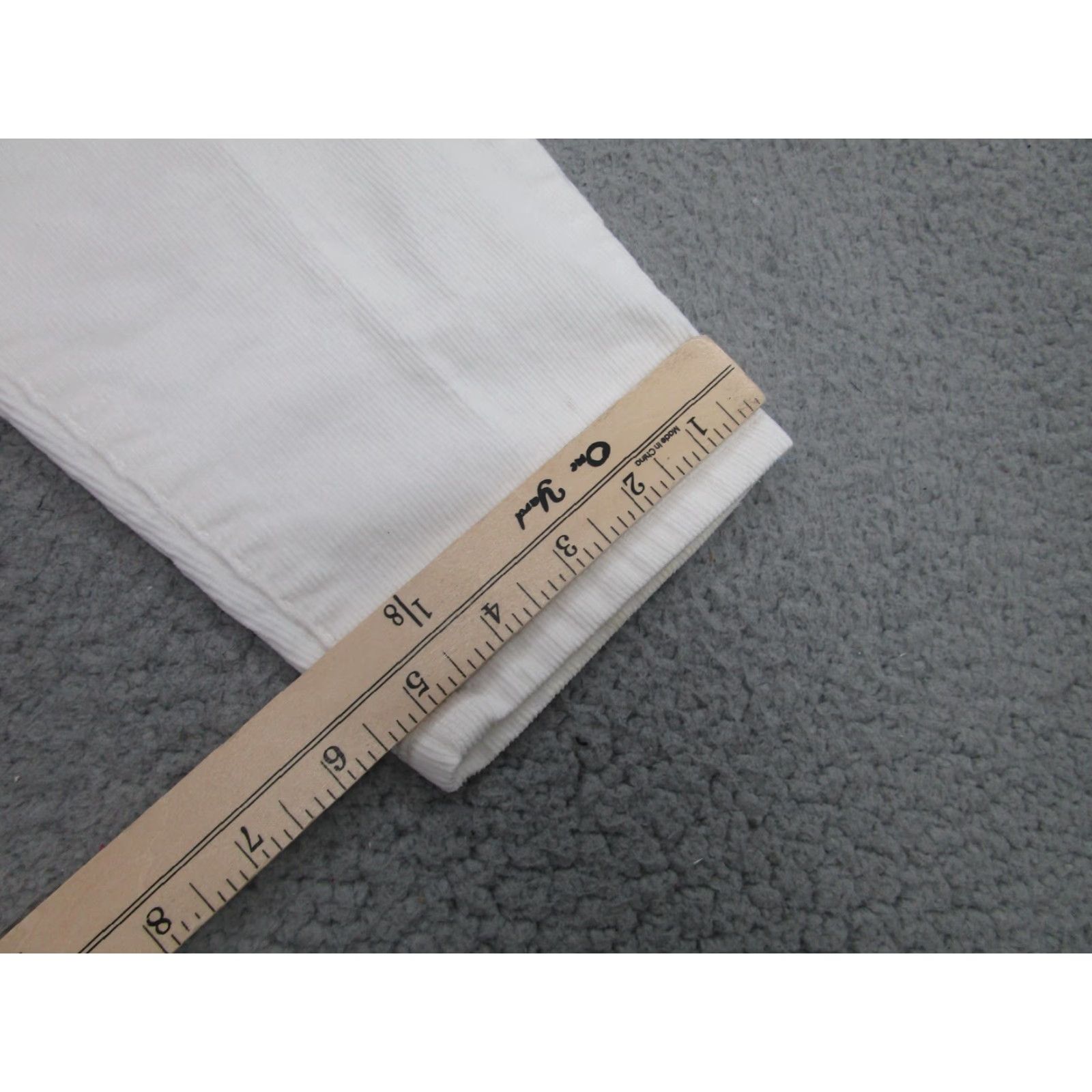 Vineyard Vines VINEYARD VINES Pants Womens 2 White Corduroy Skinny Leg Stretch Ankle Jeans Size 26" / US 2 / IT 38 - 6 Thumbnail