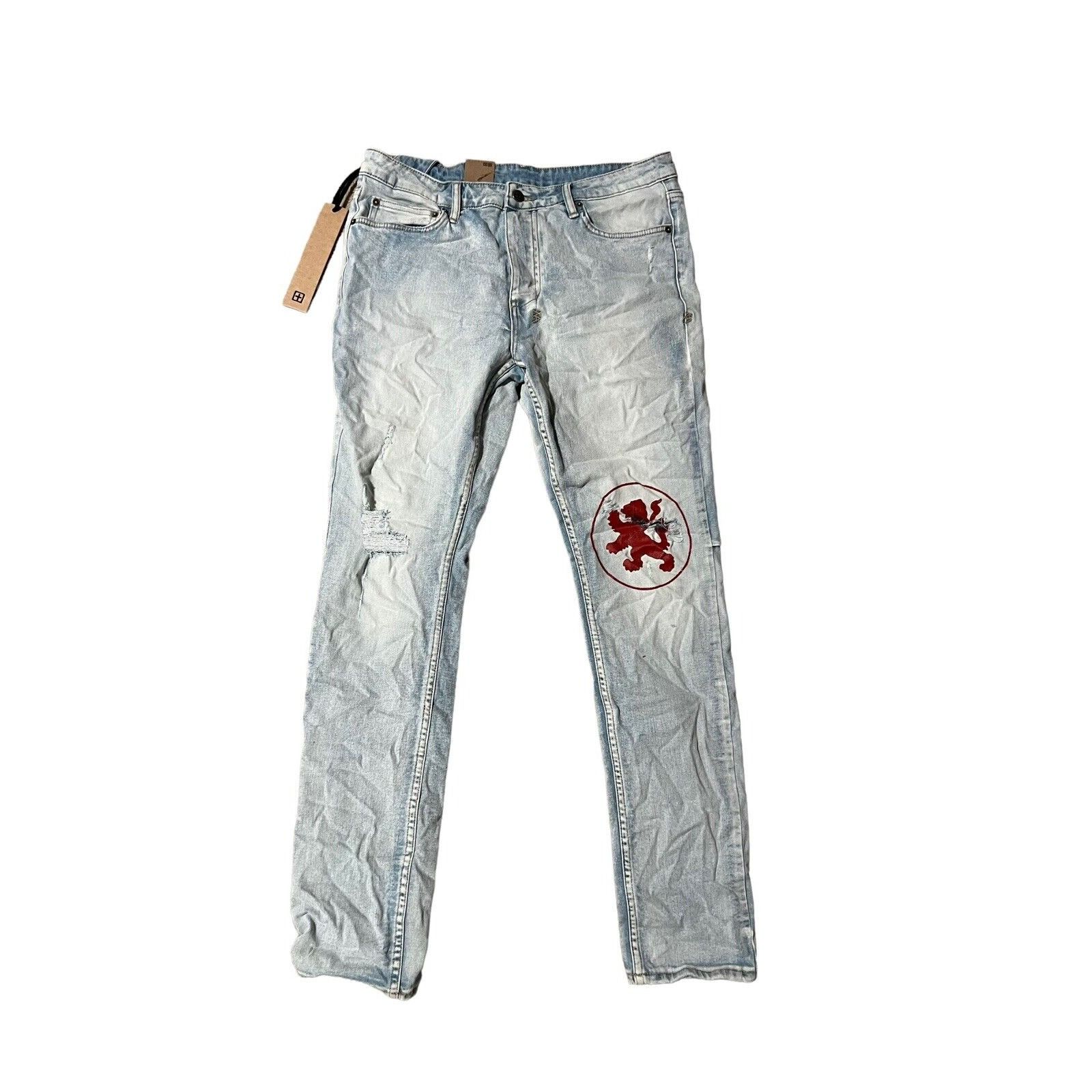 Ksubi Ksubi Jeans Mens Chitch Slim Tapered Leg Blue Size 33/32 Size US 33 - 1 Thumbnail